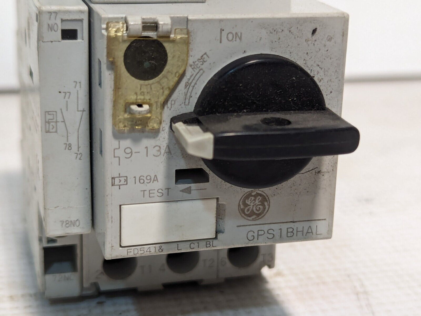 GE GPS1BHAL Manual Motor Starter Overload 9-13A - Free Shipping