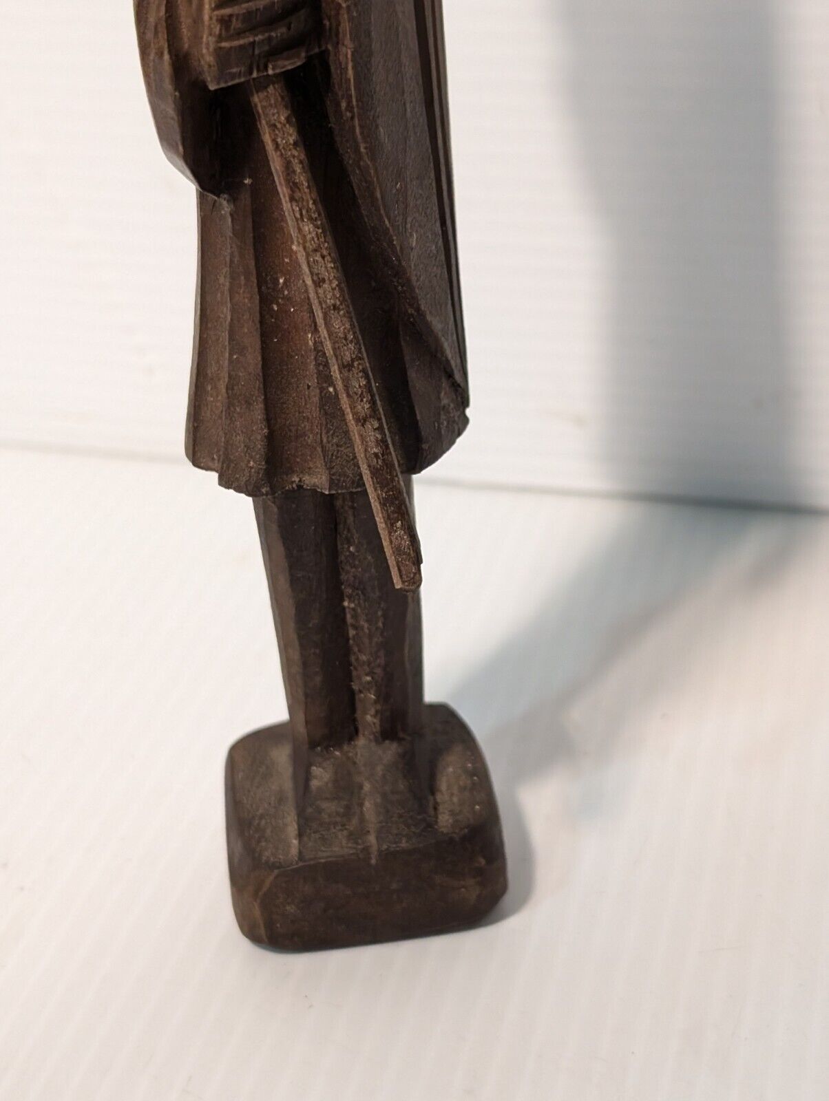Wooden Christmas Knight, Crusader, dark brown, 11X2 Inches - Free Shipping