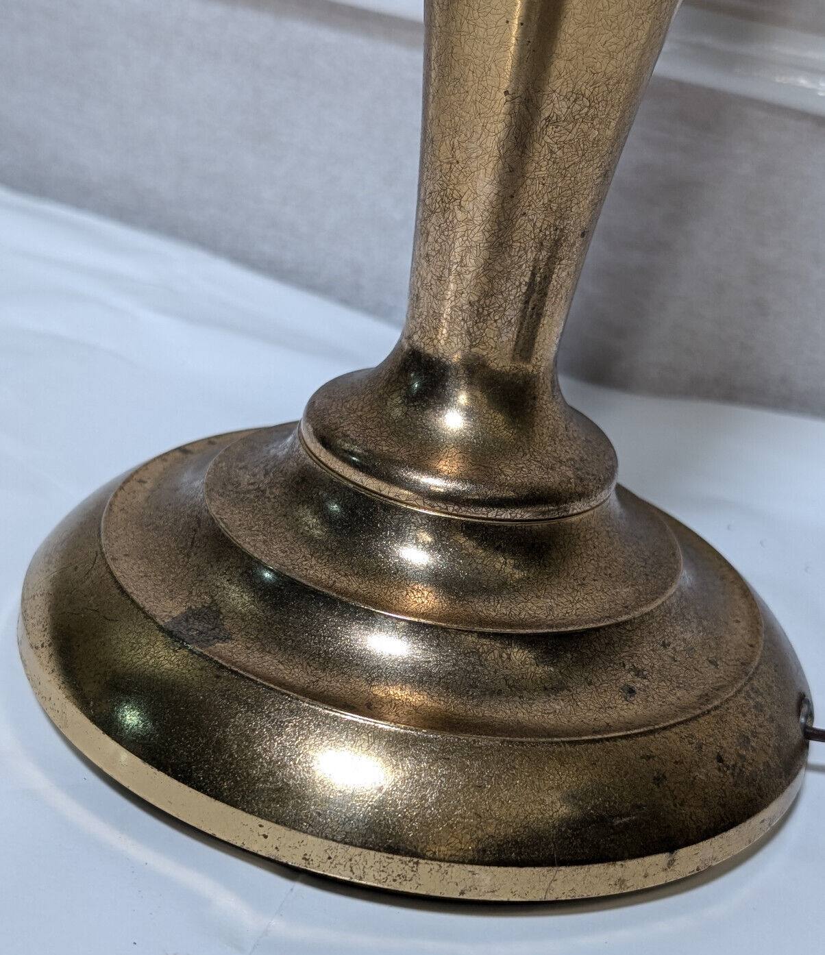 Stiffel Vintage, Brass, Table Lamp, Model 6247, 1970s, 28", Made in USA