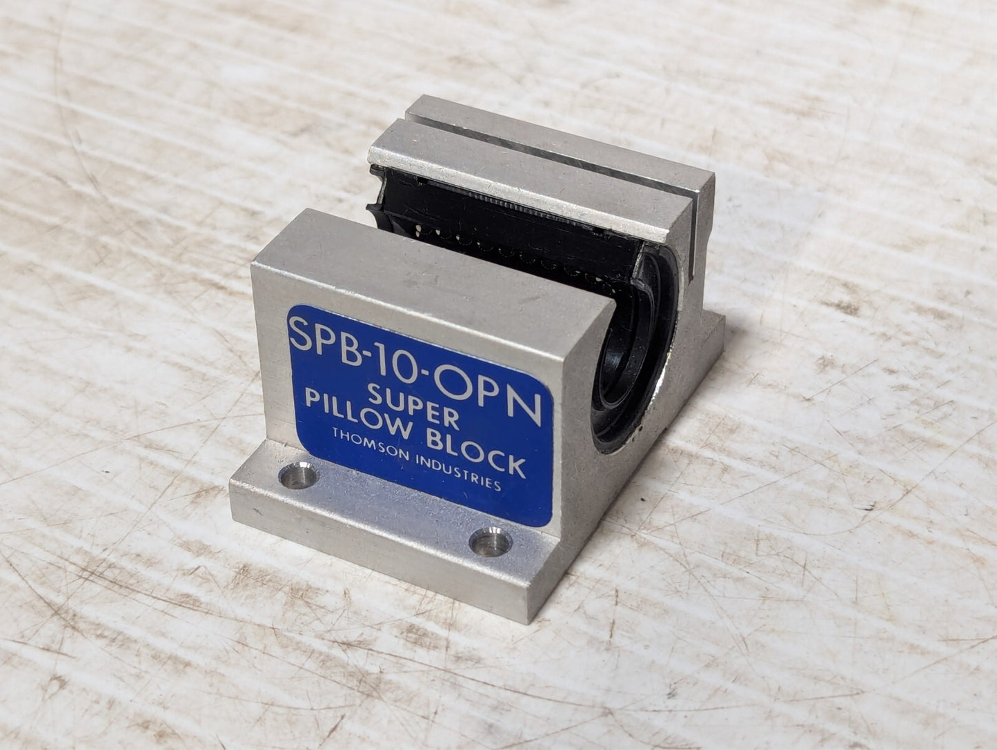 Thomson SPB 10 OPN linear pillow block bearing 0.625 self-aligning SPB-10-OPN