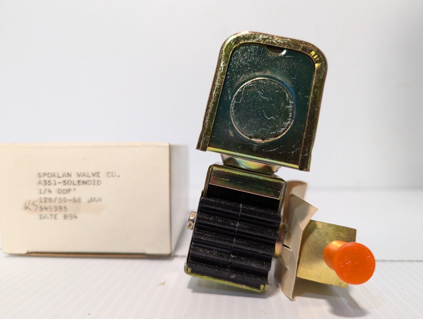 Sporlan A3S1 solenoid valve, 1/4 ODF, 120VAC, 300 MOPD, 500 SWP - Free Shipping