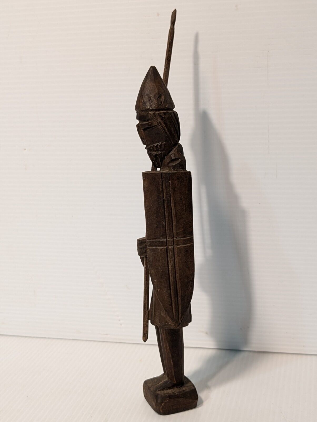 Wooden Christmas Knight, Crusader, dark brown, 11X2 Inches - Free Shipping