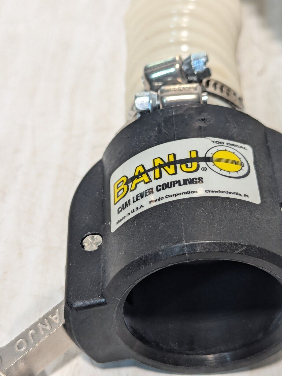 Banjo Corp Polypropylene CAM Level Coupler with Corrugated Hose - Free Shipping