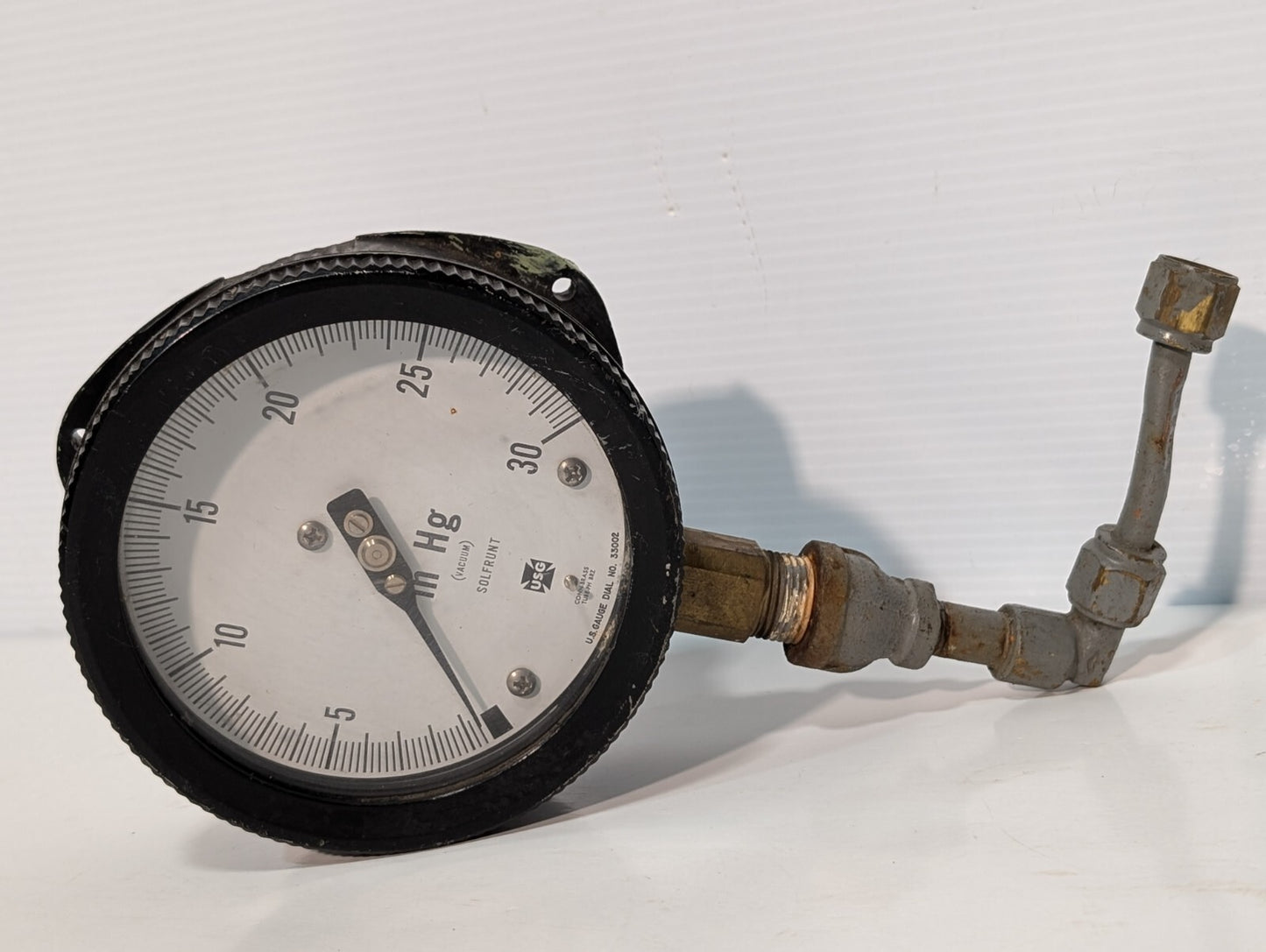 US Gauge (Ametek) 33002 Vacuum Gauge, 0-30psi, 4.5" Dial Face, 1/2"npt