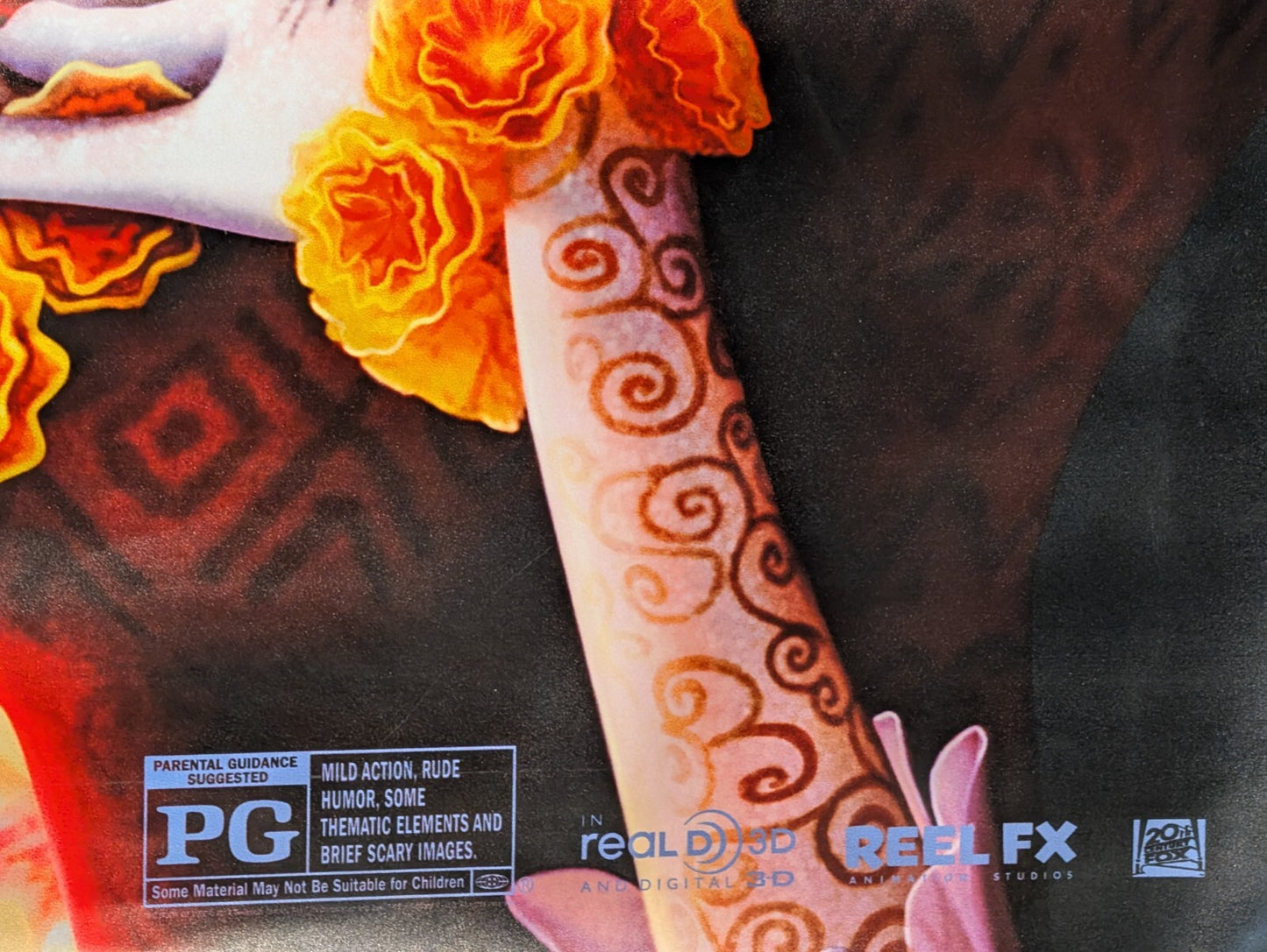 The Book of Life Bus Stop La Muerte Animated Movie Poster Ad Memorabilia