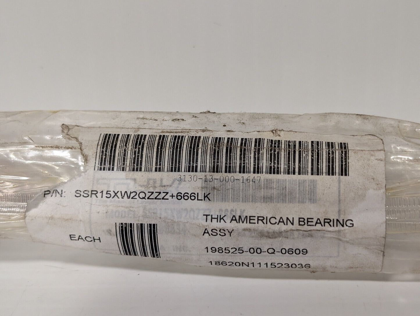 THK American Bearing Assy SSR15XW2QZZZ+666LK Linear Rail Guide Slide, UAG00834
