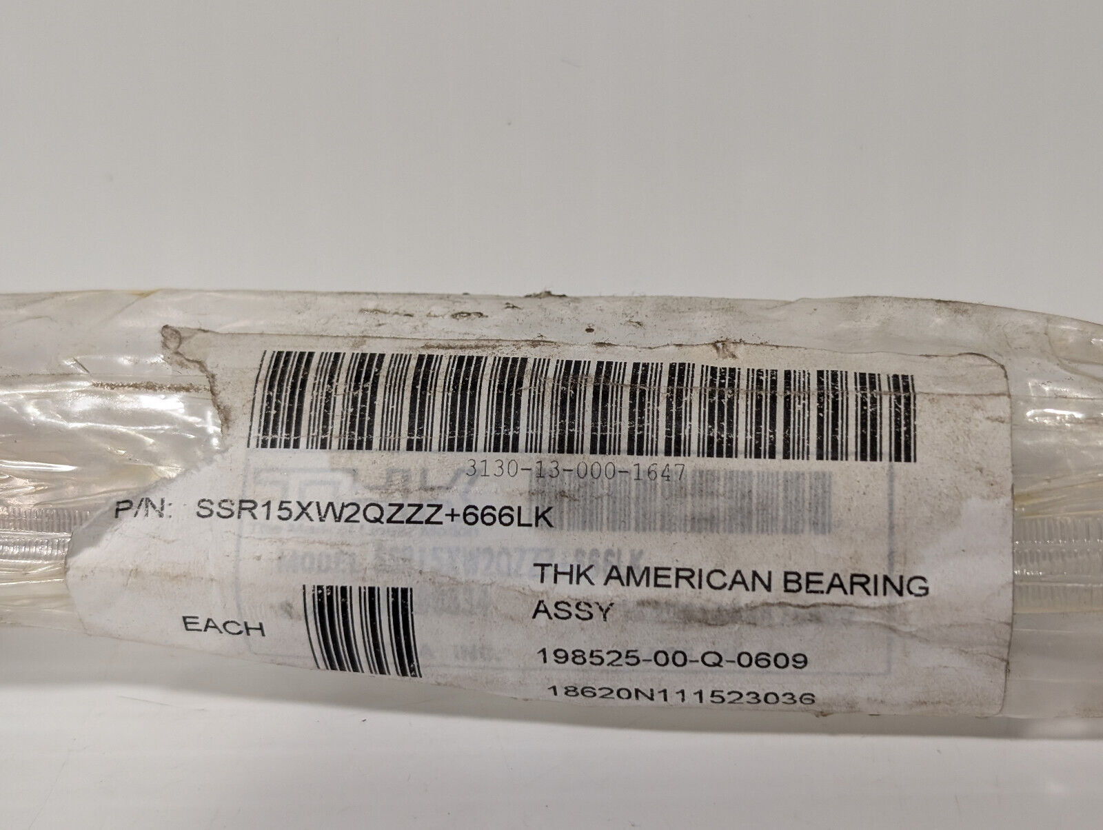 THK American Bearing Assy SSR15XW2QZZZ+666LK Linear Rail Guide Slide, UAG00834