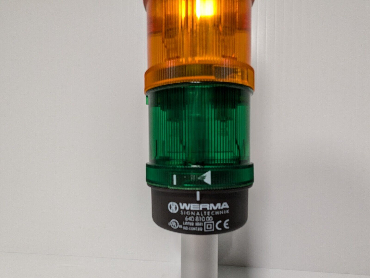 Werma Signaltechnik 640.810.00 RYG Incandescent Stack Light Signal Alarm Tower