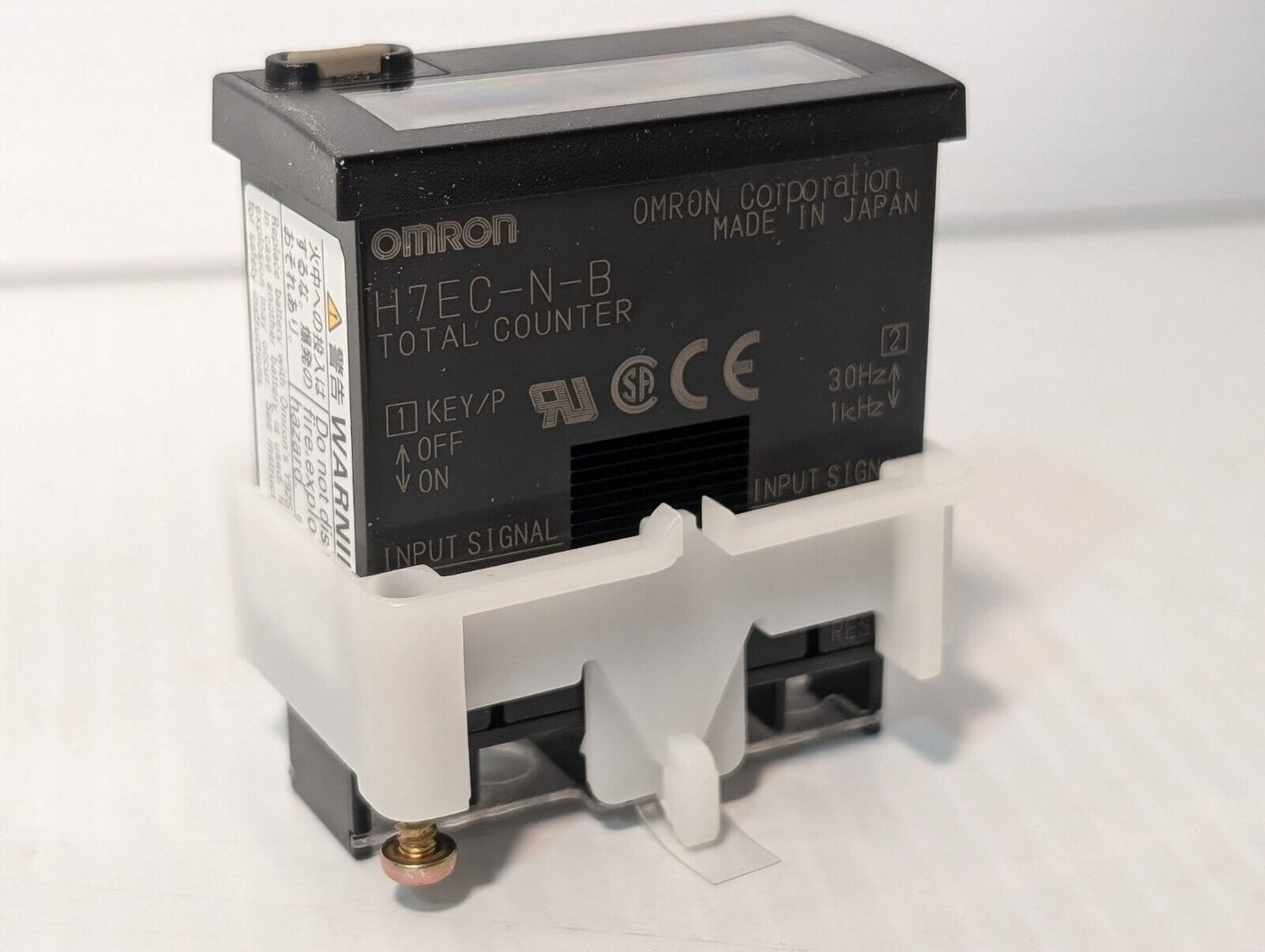 Omron H7EC-N-B Black Miniature Total Counter 7 Segment LCD - Free Shipping