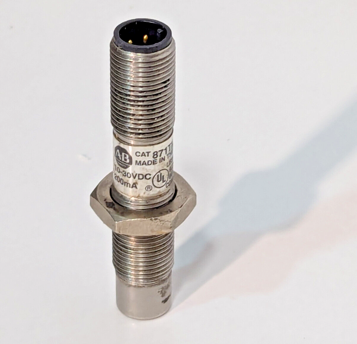 Allen Bradley 871TM-DH4NP12-D4 Inductive Proximity Sensor, 10-30VDC, Series A