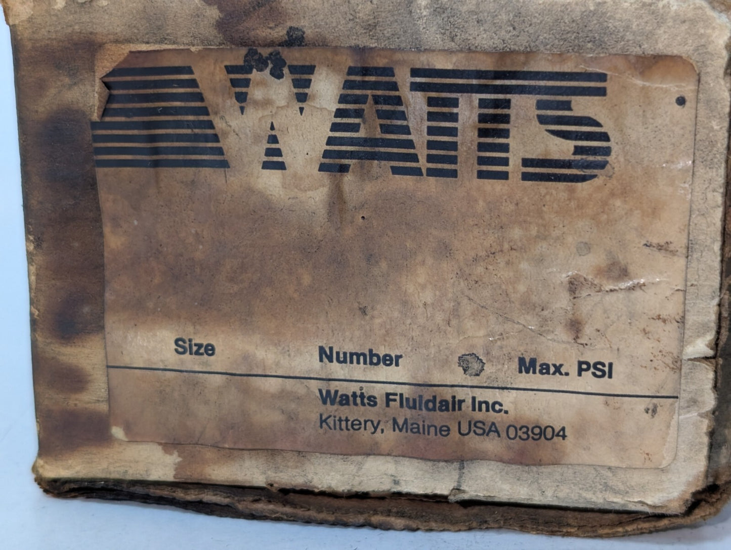 Watts Fluidair F602-03WJ M5 Pneumatic Filter, 250psi, 150º F Max Temp