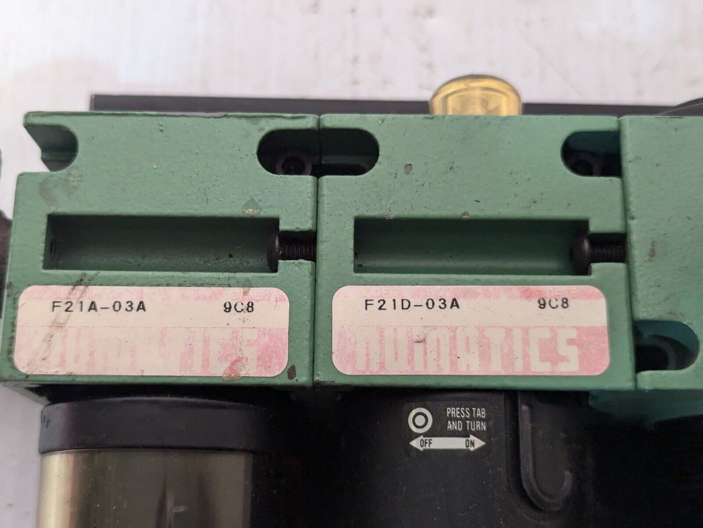 Numatics Pneumatic Regulator Assembly with F21A-03A / F21D-03A / 031SA4002