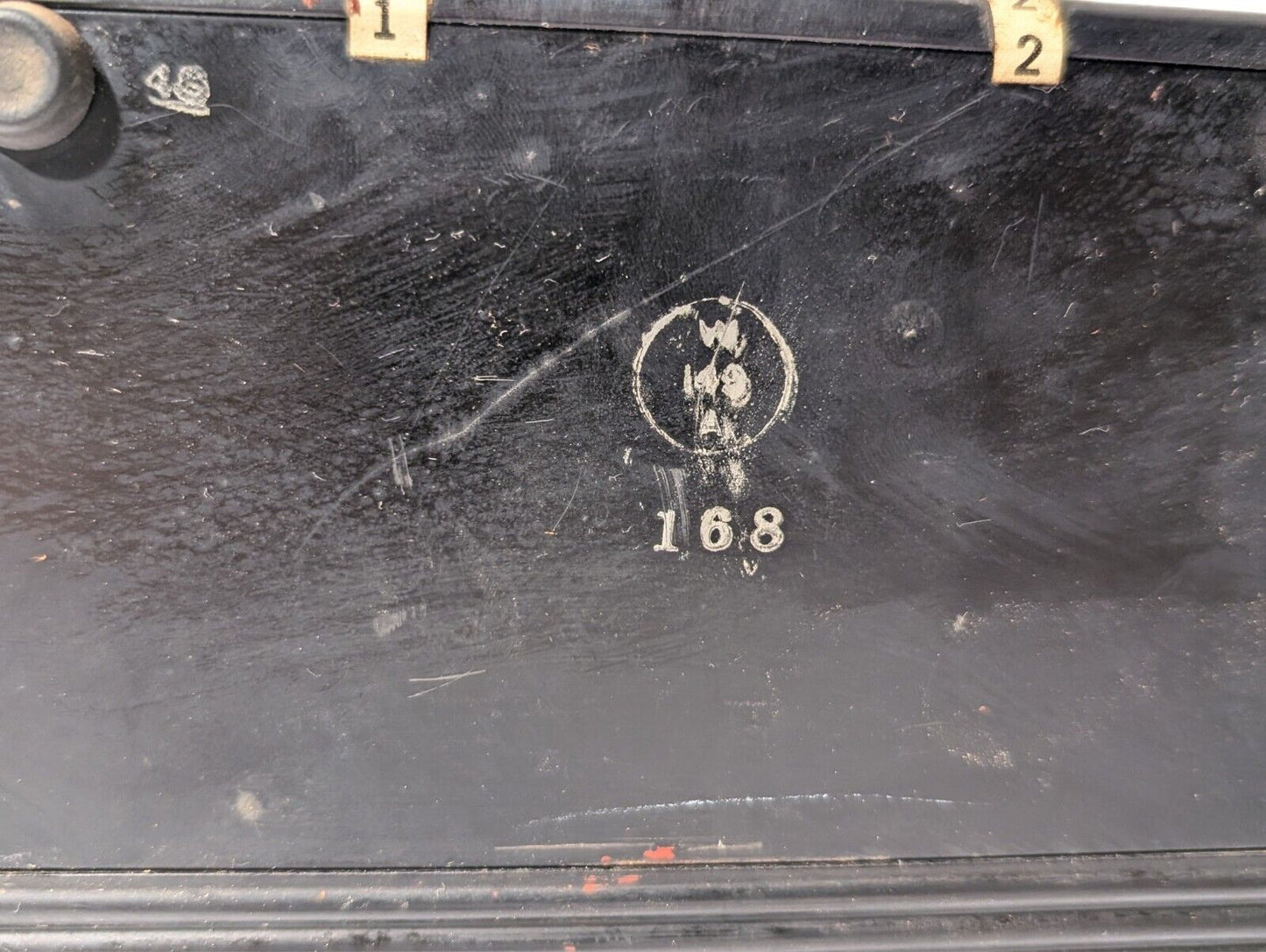 Weston 901 DC milliammeter, 0-1000mA, with probes and leather handle as pictured