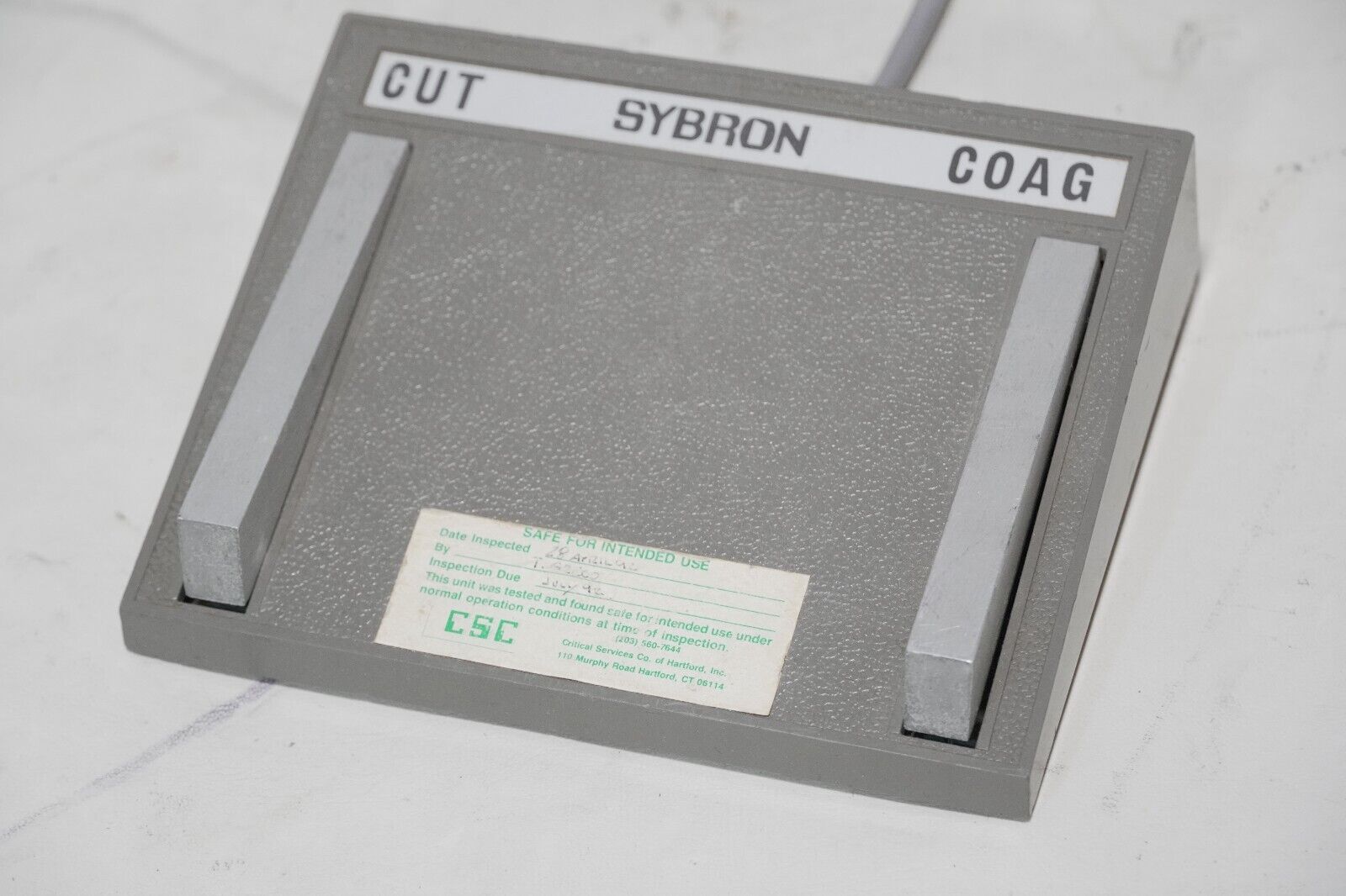 Sybron Cut Coag foot pedal