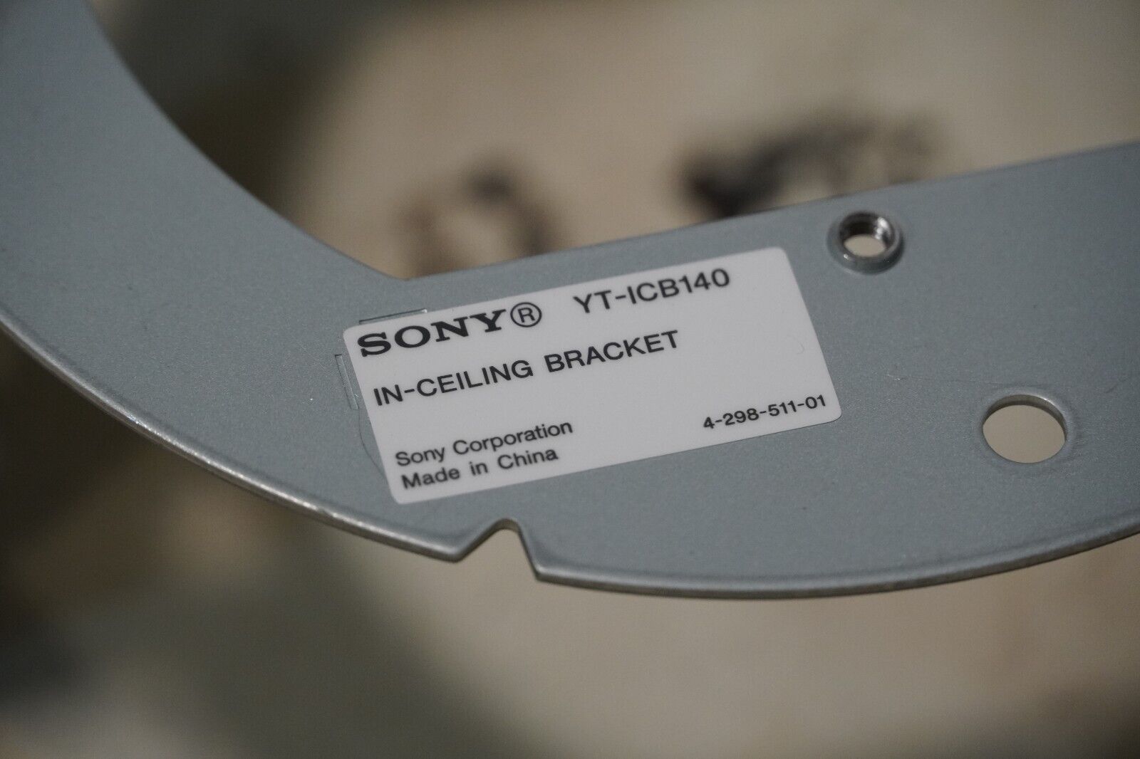 Sony YT-ICB140 In-Ceiling Minidome Surveillance Camera Mount