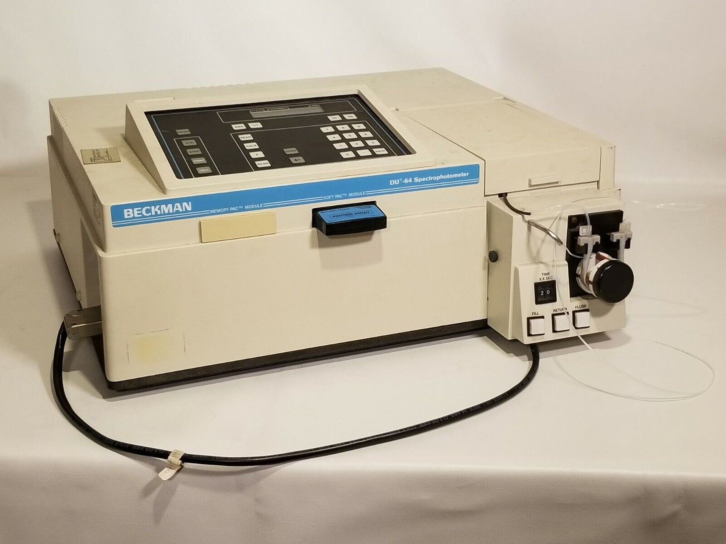 Beckman DU-64 Spectrophotometer with Protein Assay Soft-Pac Module