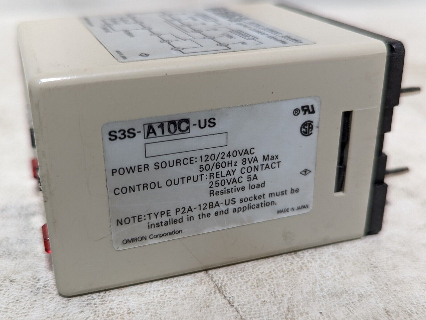 omron S3S-A10C-US controller unit, 120/240VAC