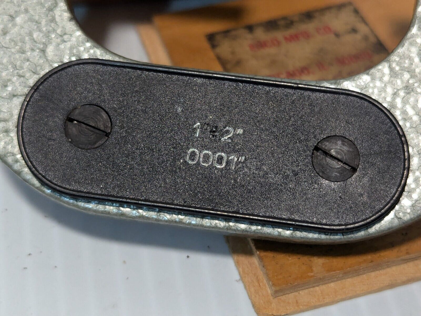 VIS 600-0022 1-2" outside micrometer, 0.0001 inch with case - Free Shipping
