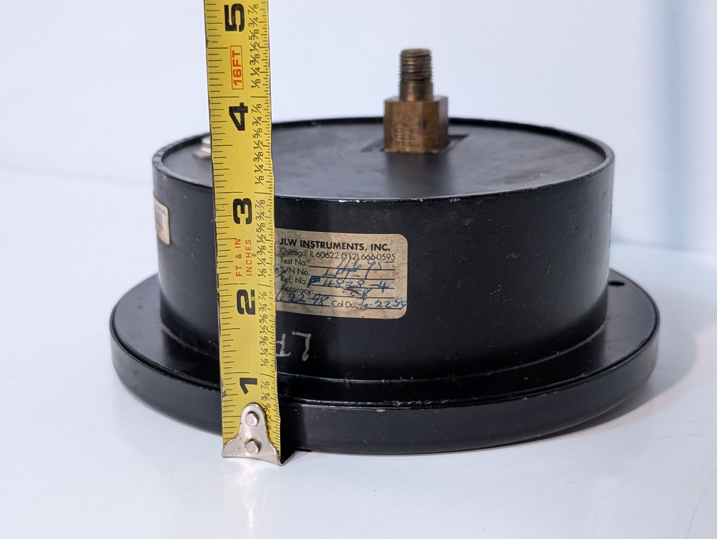 US Gauge (Ametek) Pressure Gauge, 0-100psi, 5.75" Dial Face, 1/4"npt Connector