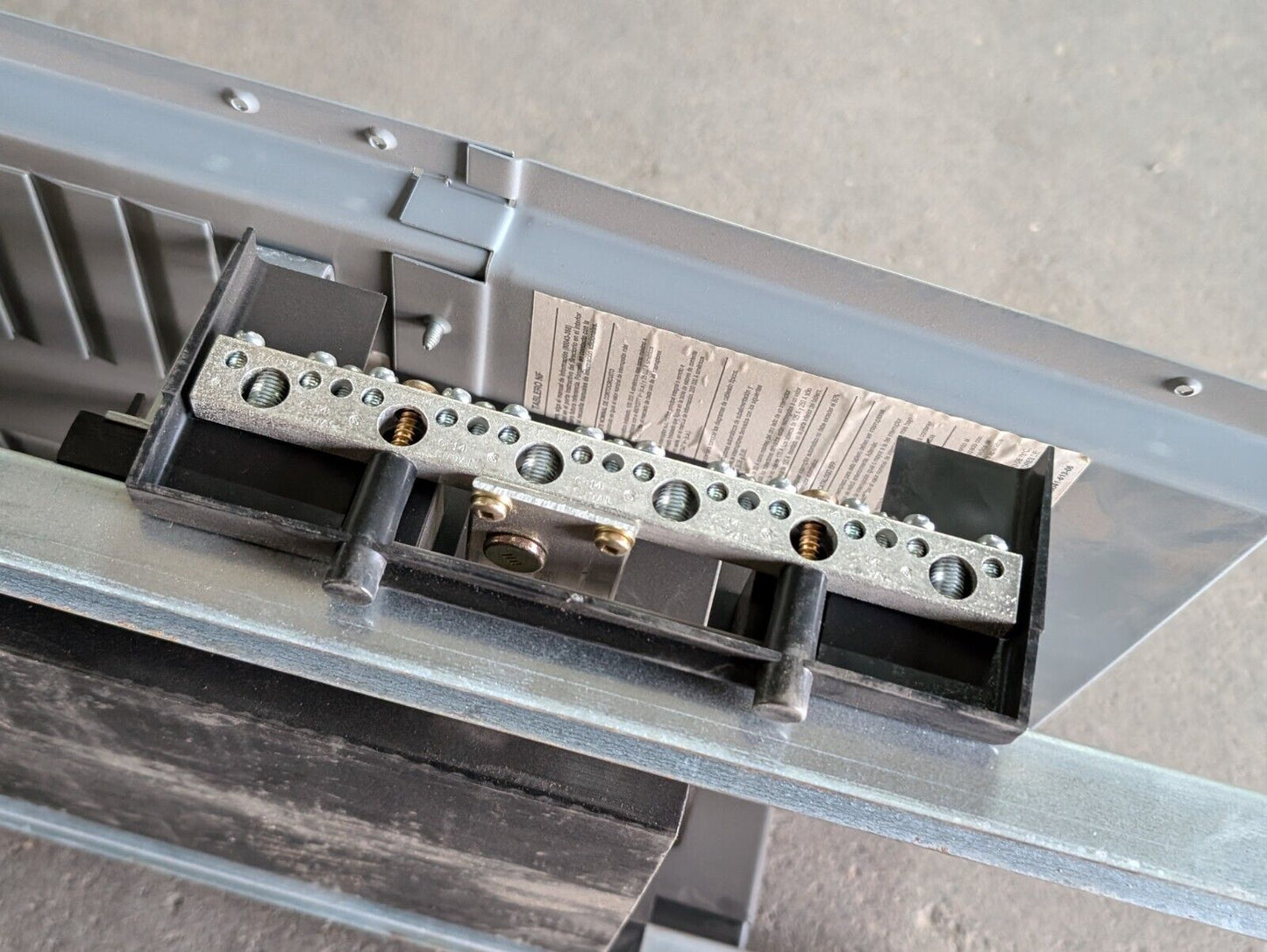 Square D NF430L2C Panelboard, 250A, 347VAC in original box (damaged) as shown