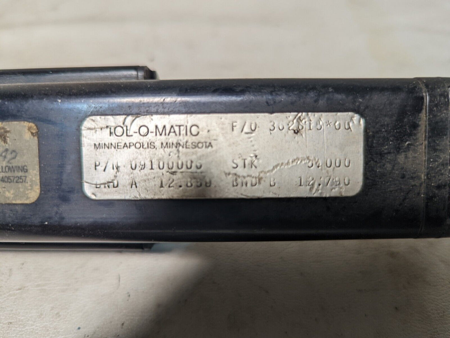 TOL-O-MATIC F/O 362615*00, P/N 09100006  pneumatic actuator, STK 5.000