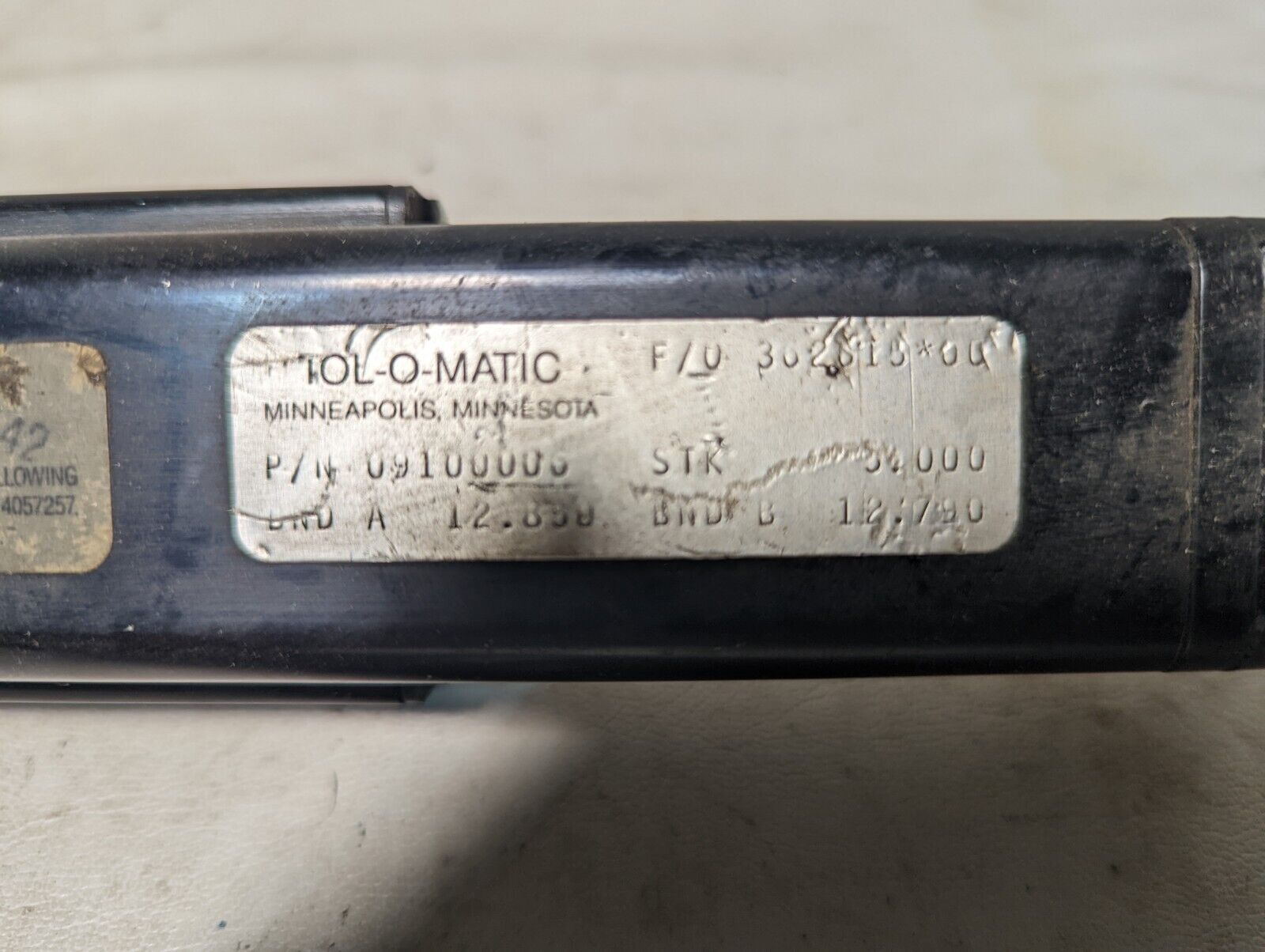 TOL-O-MATIC F/O 362615*00, P/N 09100006  pneumatic actuator, STK 5.000