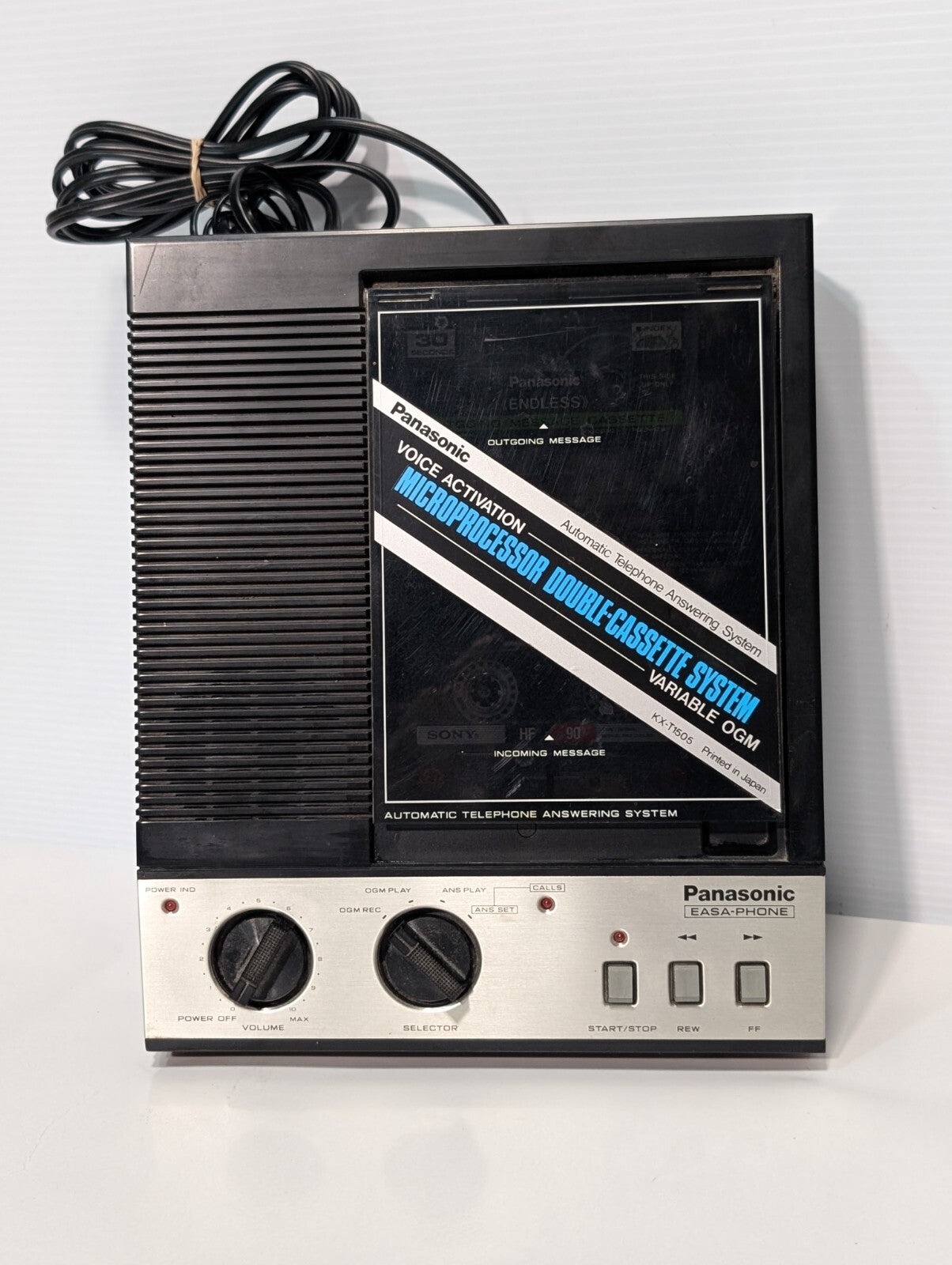 Vintage Panasonic KX-T1505 EASA-Phone Auto Telephone Answering System w\ KX-A51