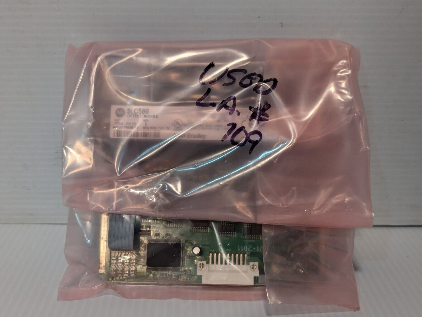 Lot of 5 Allen Bradley 1746-OV32/D SLC 500 32-Channel DC Output Module-Free Ship