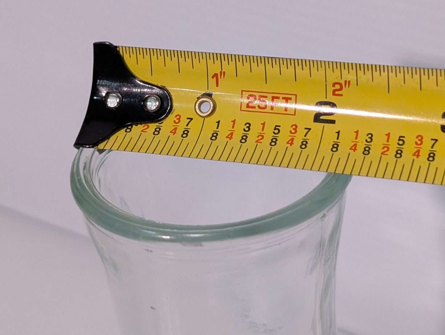 Vintage Good Seasons Clear Glass Cruet Diamond Point Pattern 7" Tall