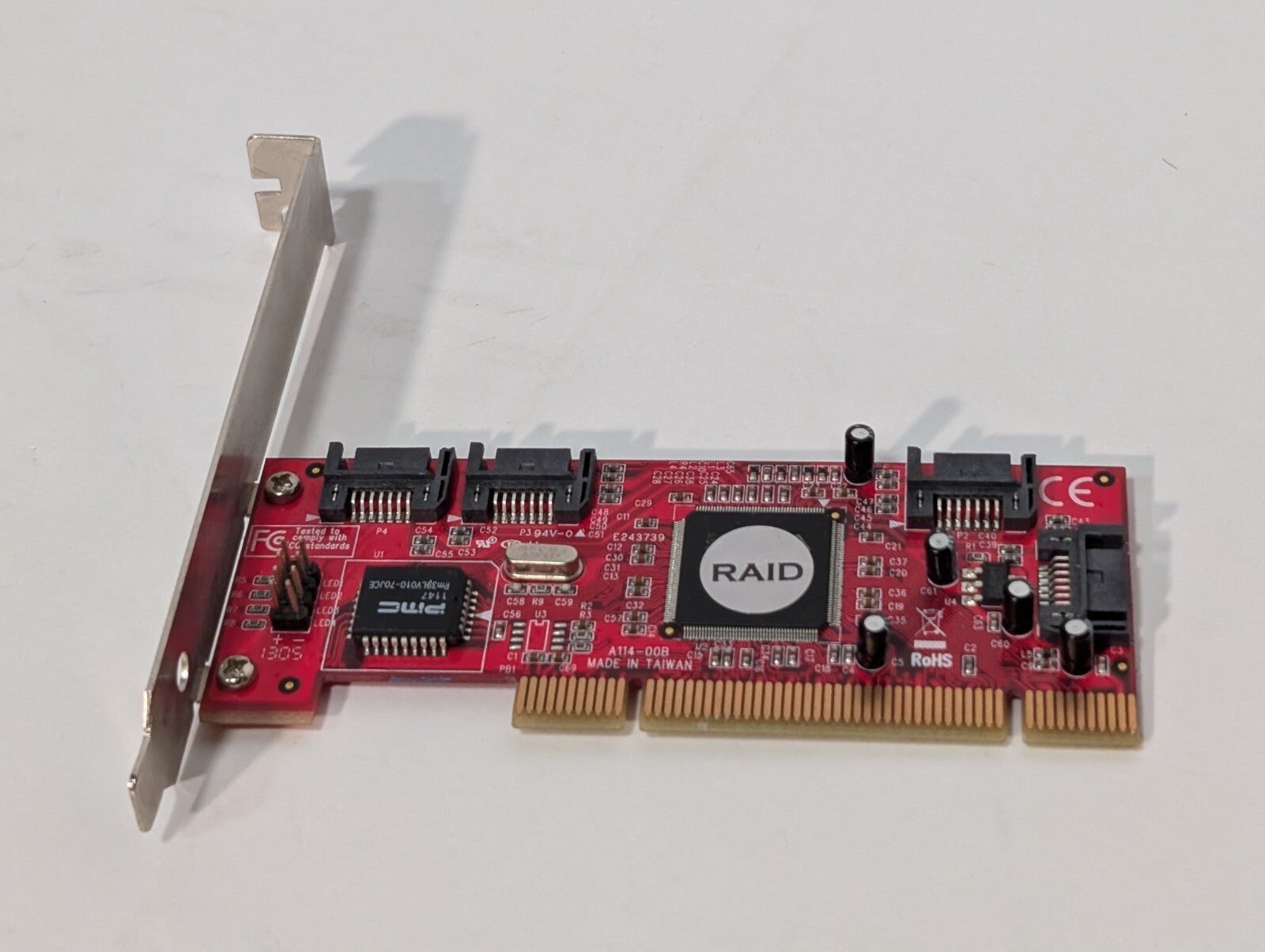 StarTech A114-00B - 4 Port PCI SATA RAID Controller Adapter Card, PCISATA4R1