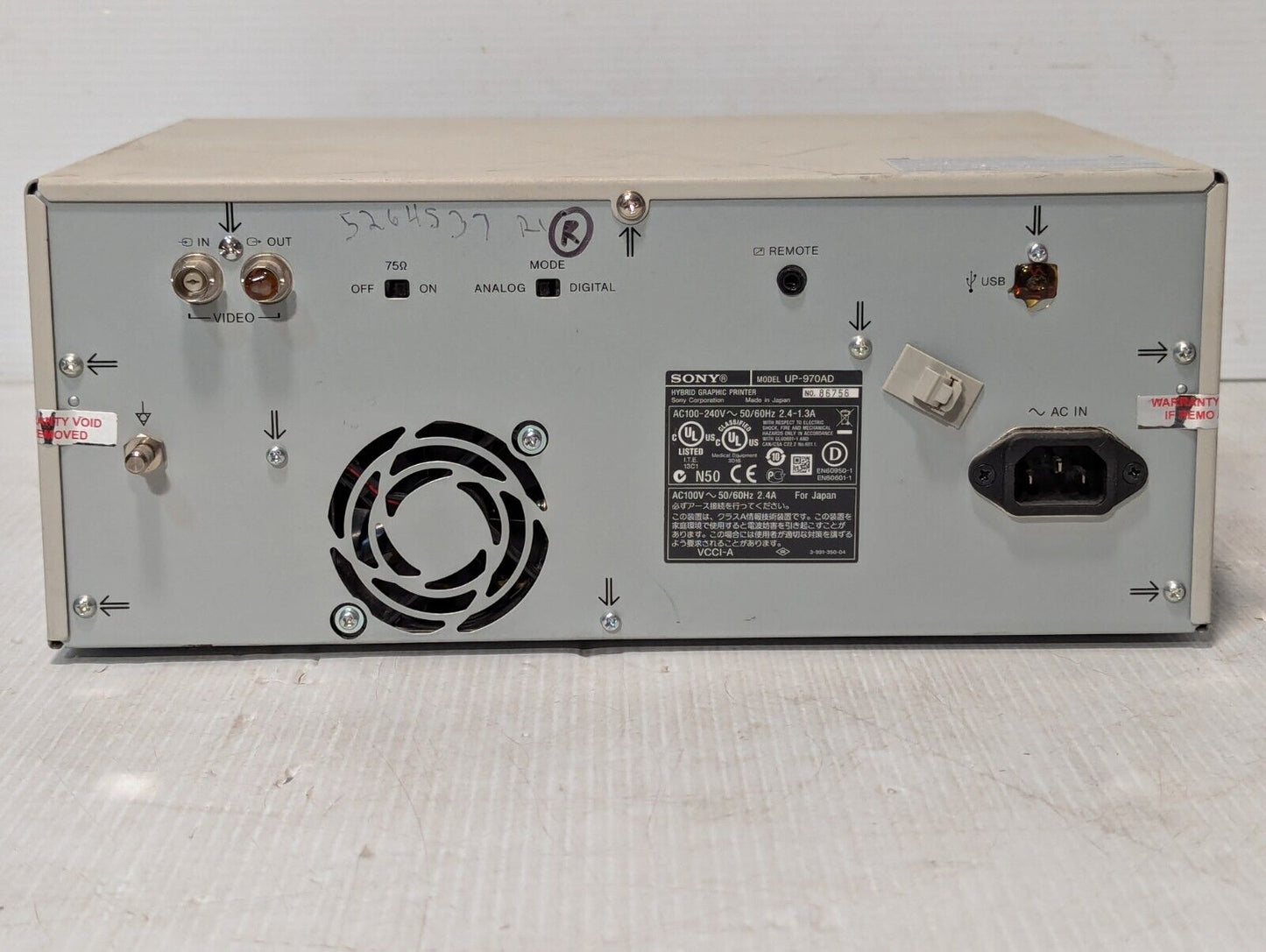 Sony UP-970AD Black & White Large Format Hybrid Graphic Printer - Free Shipping