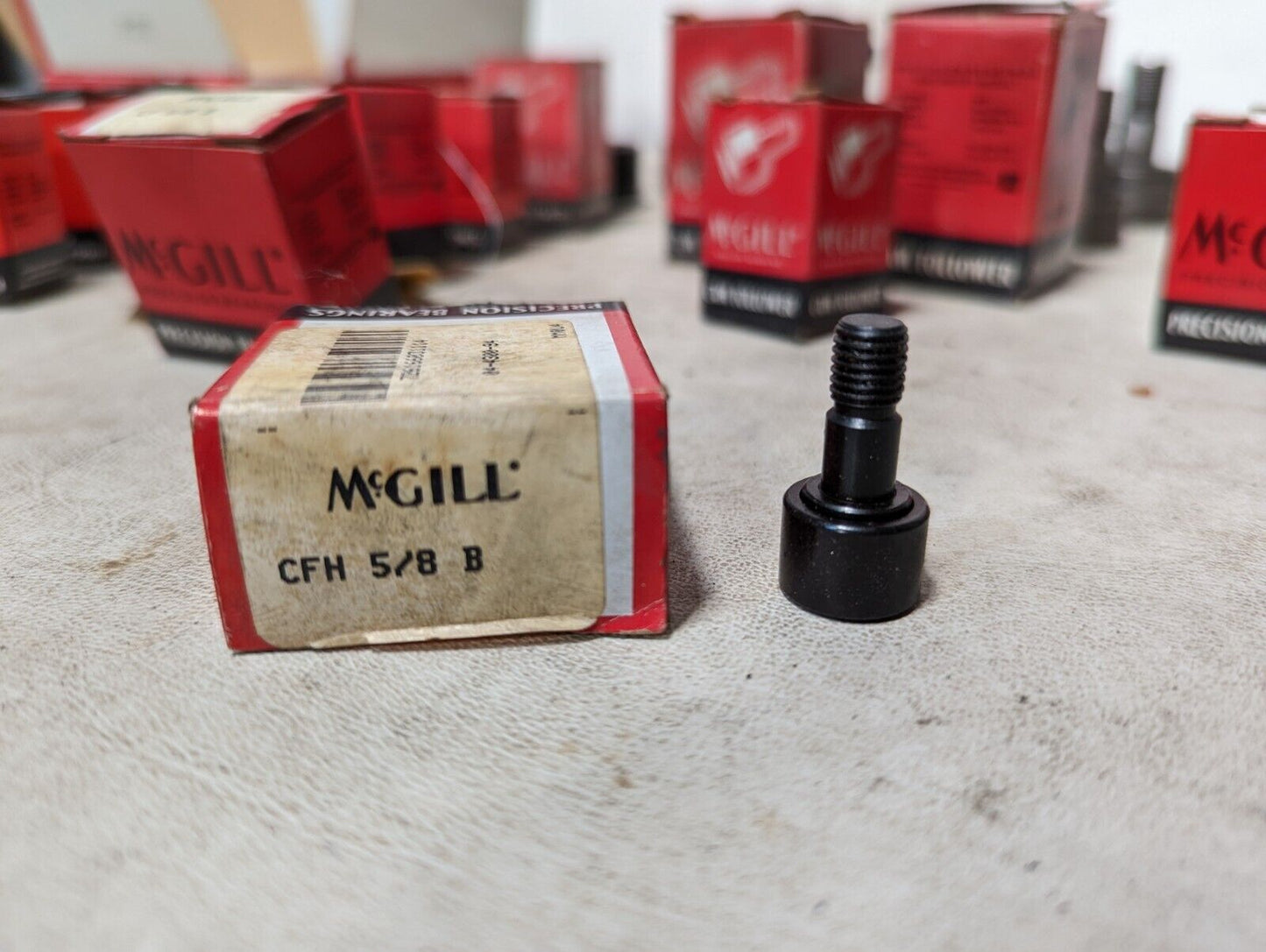 Lot of McGill cam followers: CFH 3/4SB, CF 3/4SB, CF 5/8B, CF 1/2 SB, CF 5/8, ++