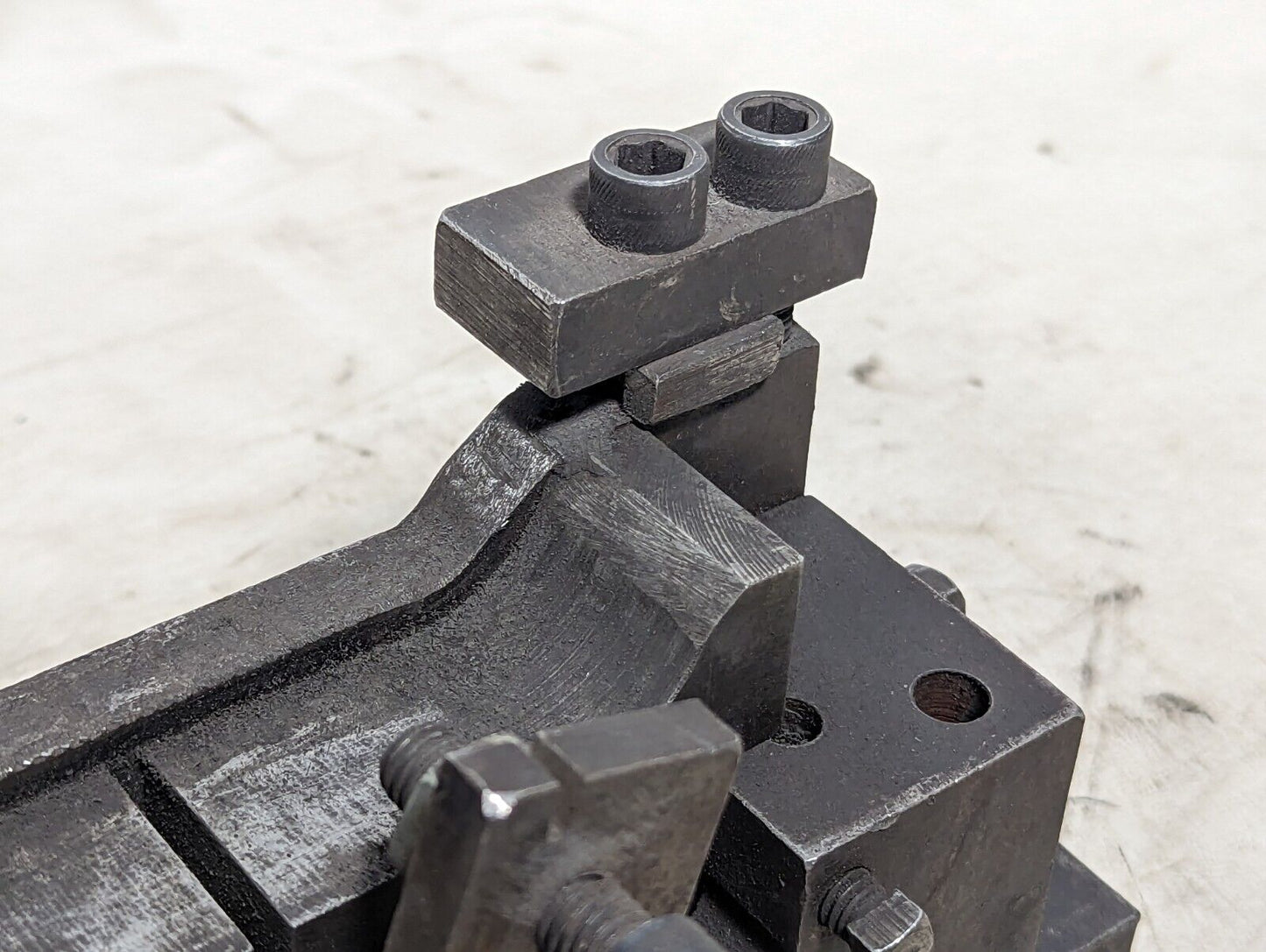 Custom work-holding device as pictured