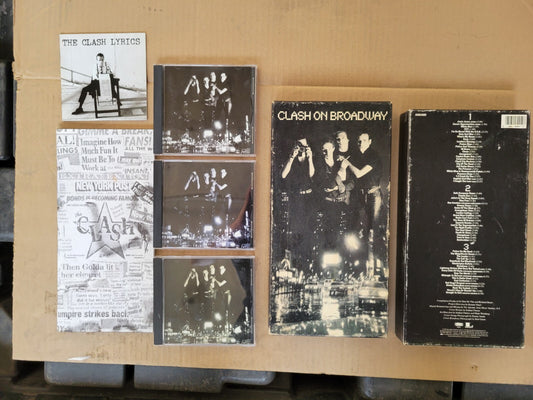 The Clash - Clash On Broadway Box Set, 3 CD’s With Booklets, 1991, Complete Set