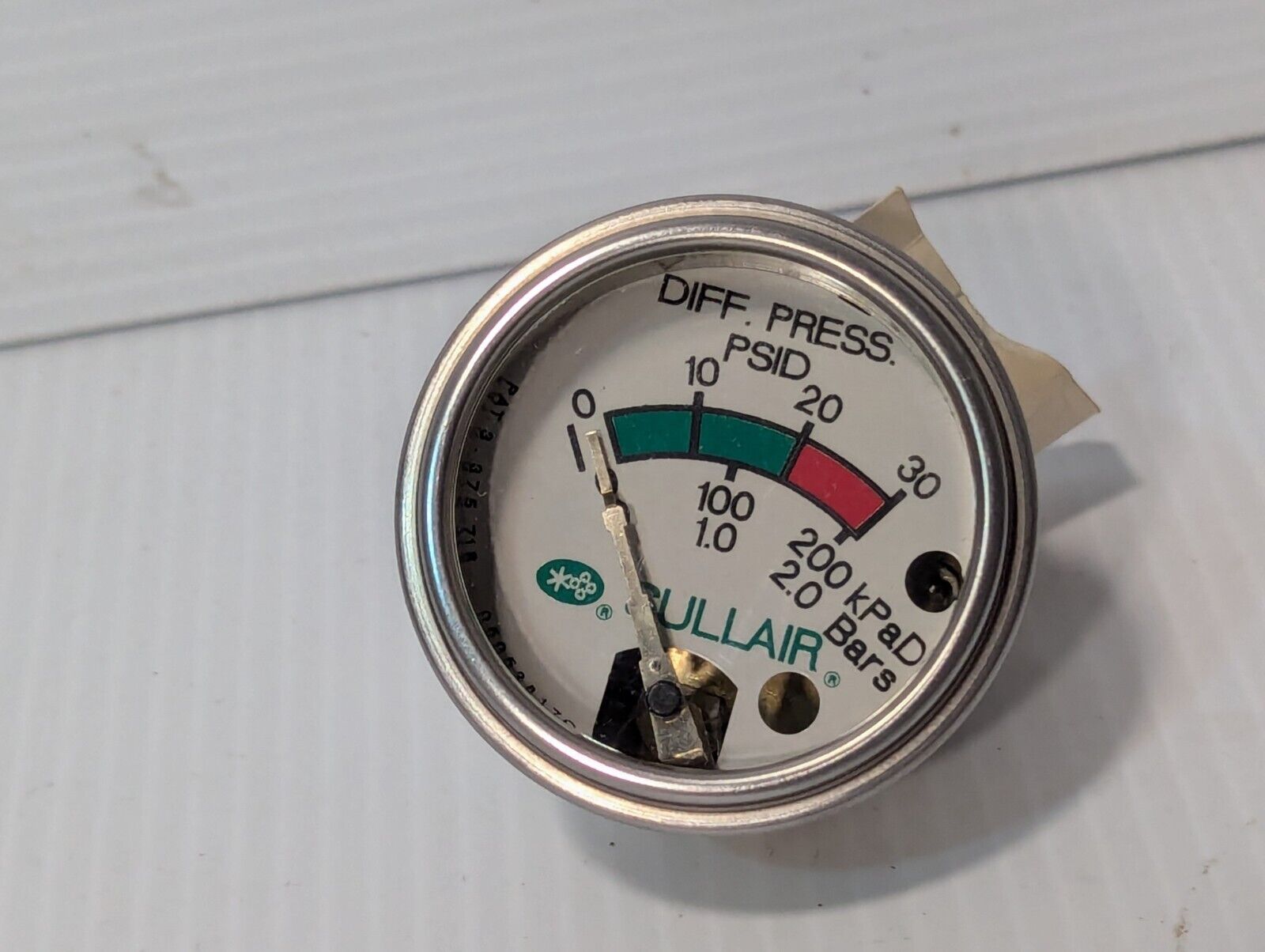 Sullair 250003-799 differential pressure gauge - Free Shipping