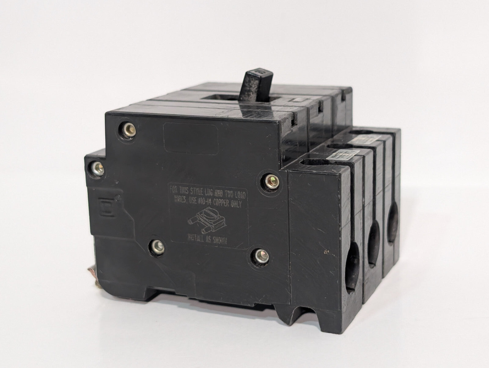 Square D EHB34030 Series 2 Circuit Breaker, 3-Pole, 30A, Bolt-On, Made in USA