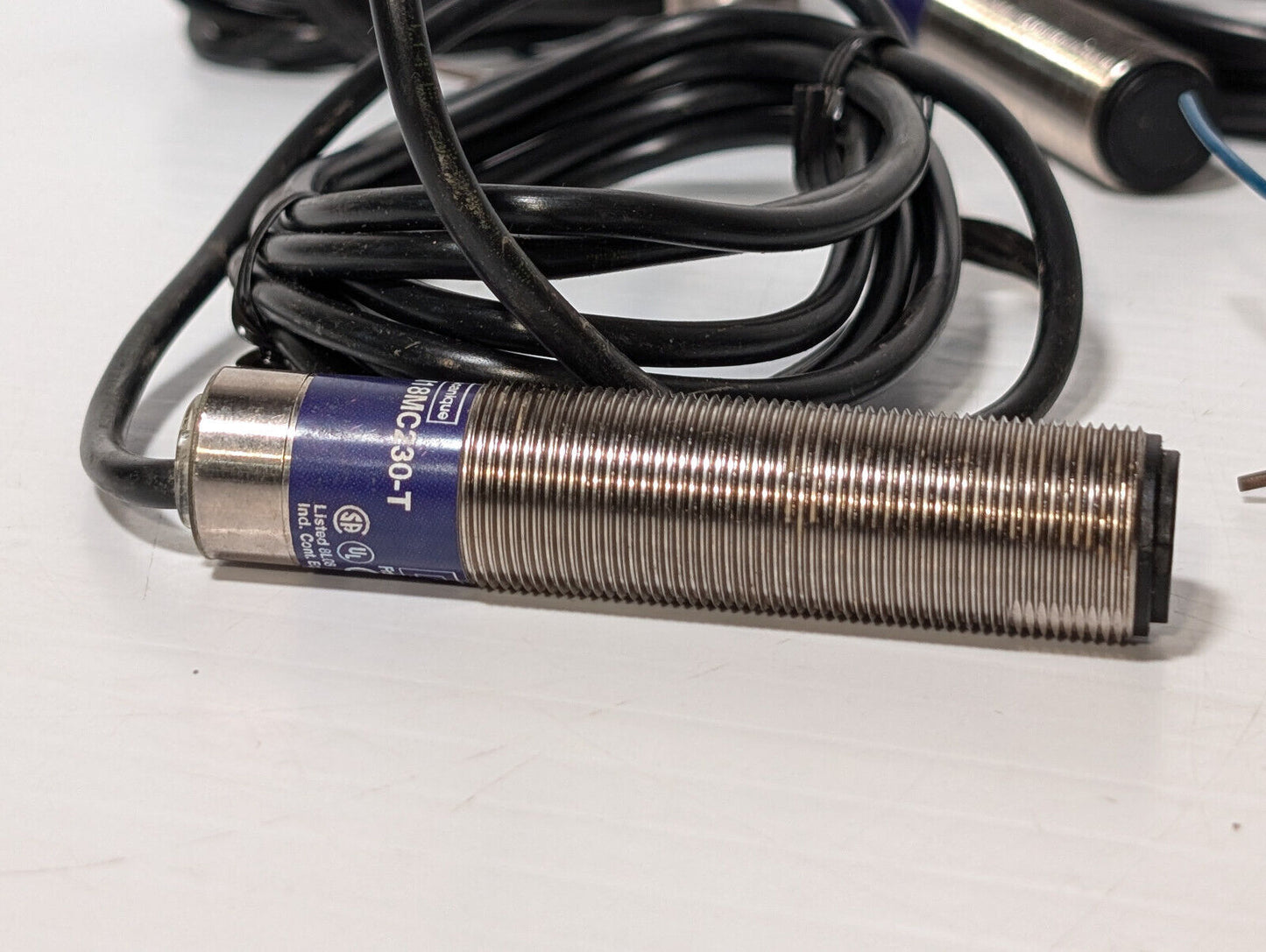 Telemecanique XU2-M18MC230-T Photoelectric Sensor, Thru-Beam Transmitter, 240V