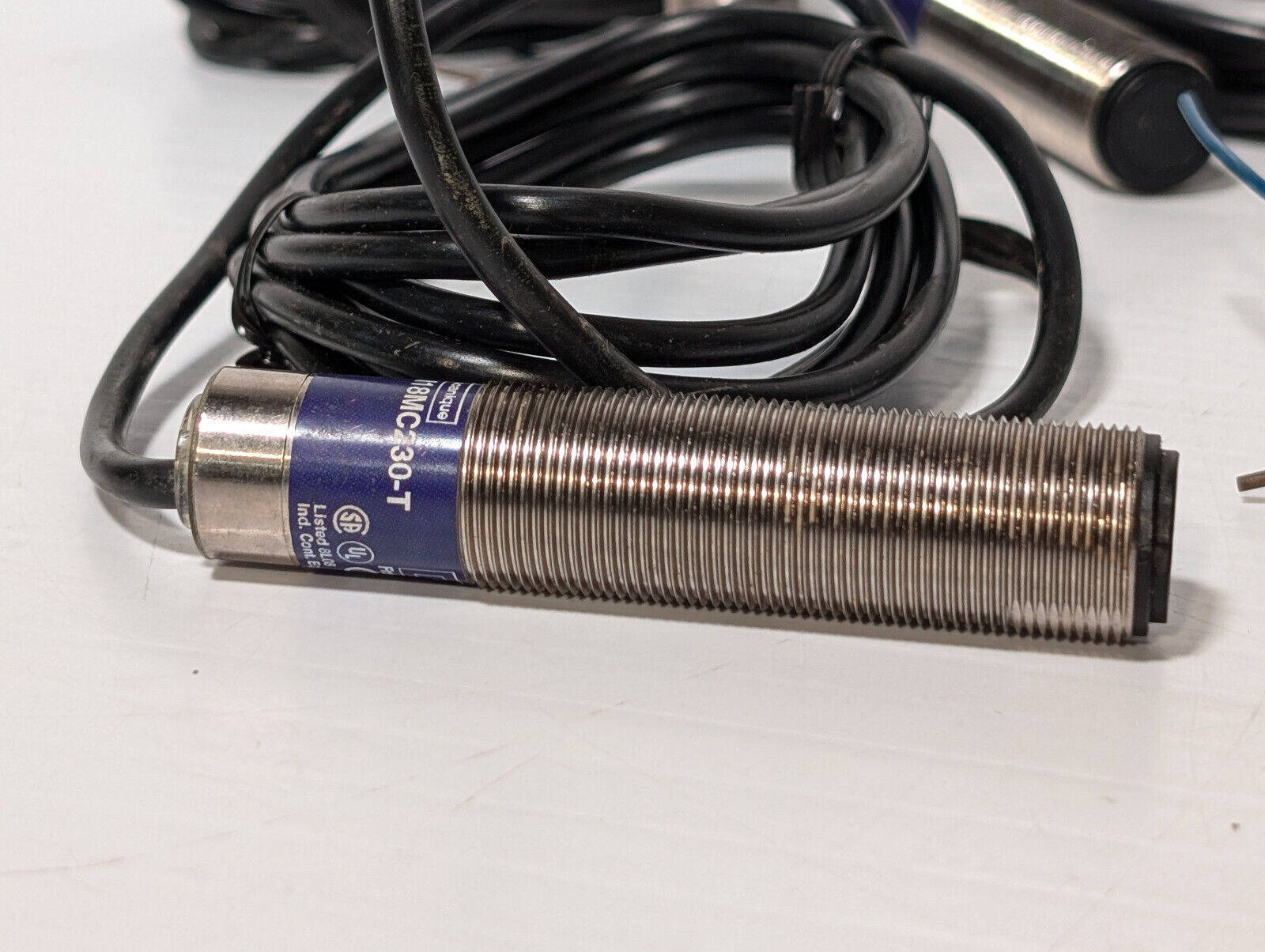 Telemecanique XU2-M18MC230-T Photoelectric Sensor, Thru-Beam Transmitter, 240V