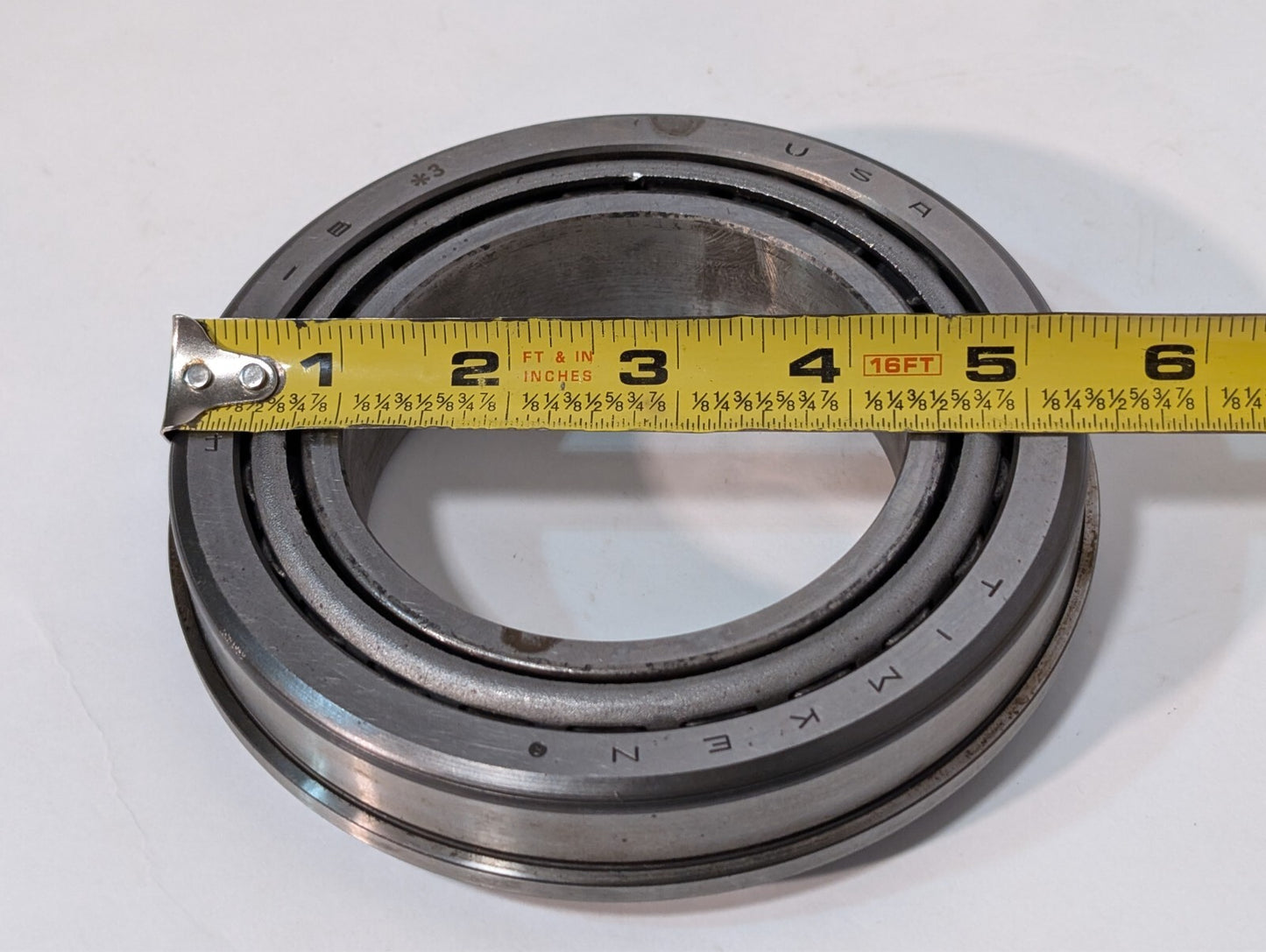 Timken 493B-20024 Tapered Roller Bearing Cup, Single Cup, 5.3750 OD, 0.8750 ID