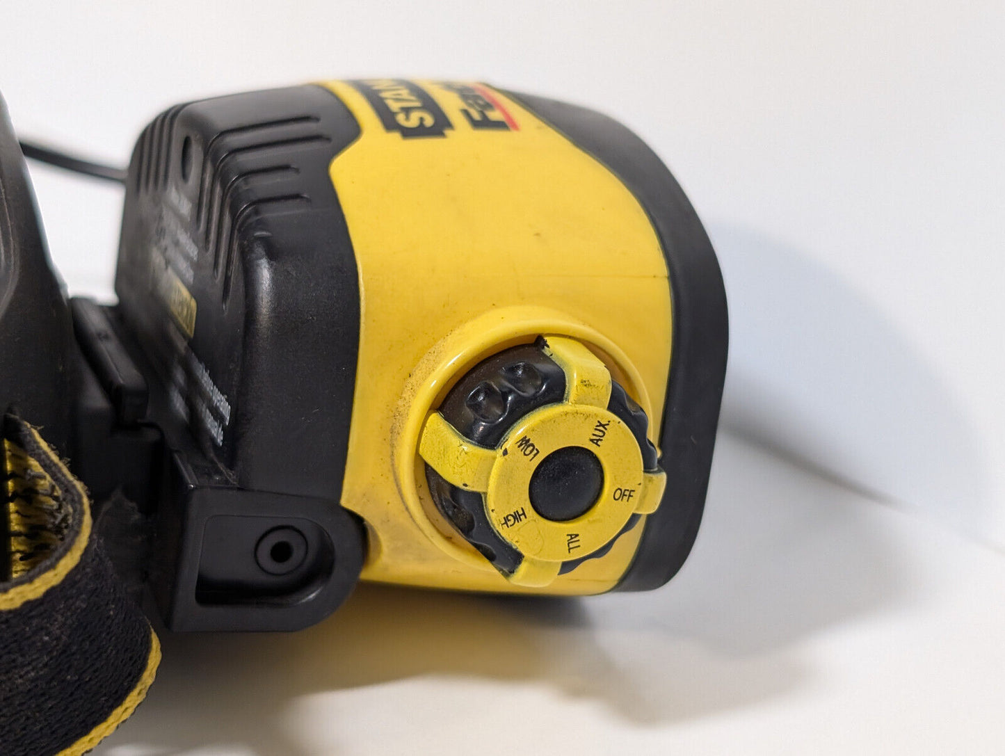 Stanley FatMax Headlamp LED, AAA, Adjustable Elastic Strap, Settings