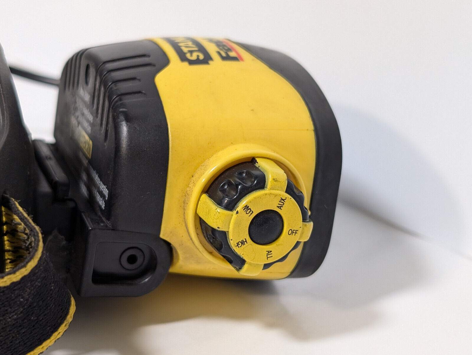 Stanley FatMax Headlamp LED, AAA, Adjustable Elastic Strap, Settings