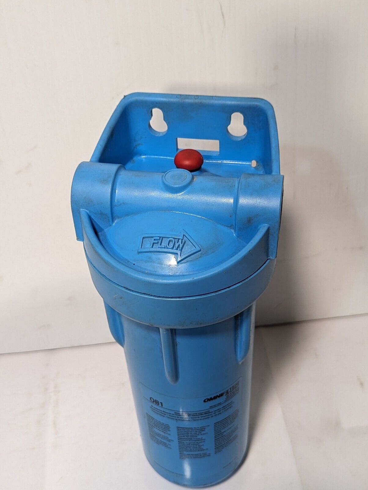 Lot of 5 Omnifilter water filters: 2x RS1, 2x RS14, 1x RS19, 1x OB1 filter housi