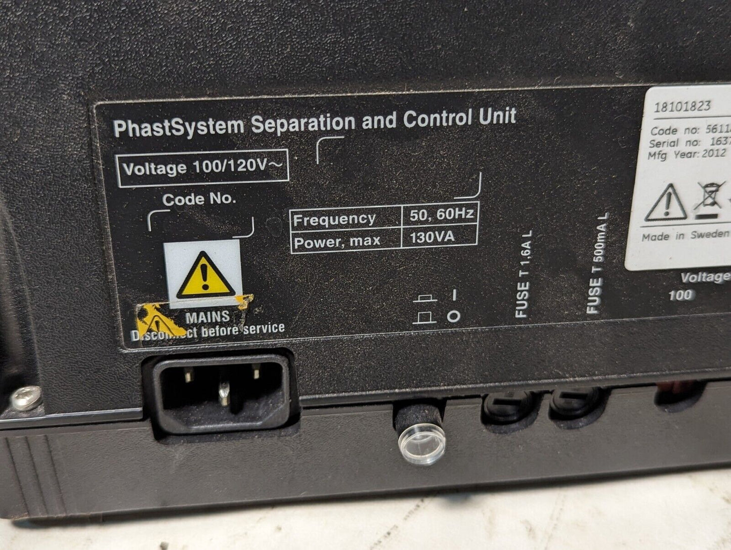 GE PhastSystem Separation and Control Unit 56118591, Development Unit 56118593