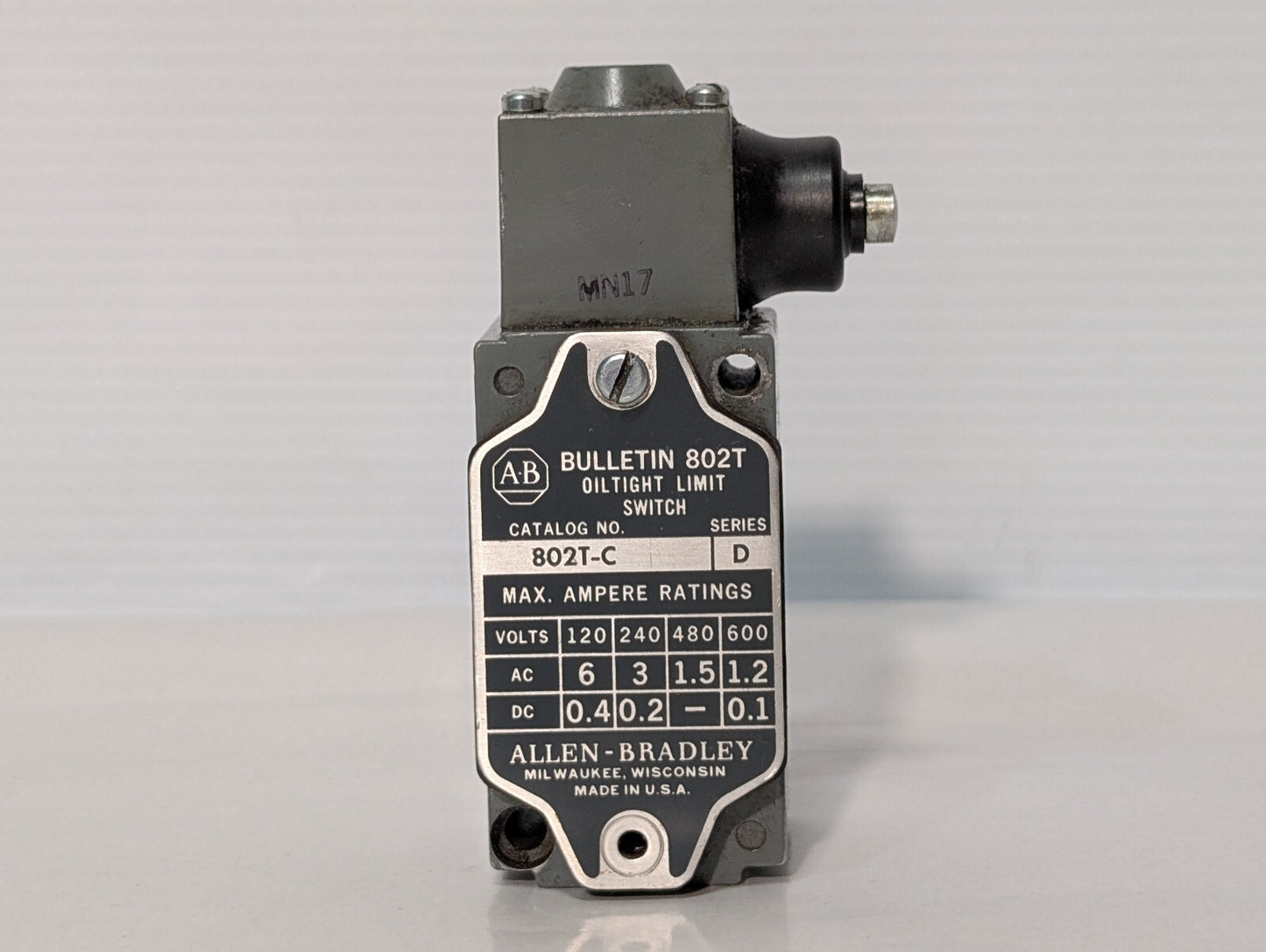 Allen Bradley 802T-C Series D Oil Tight Limit Switch for Bulletin 802T, Z-13956