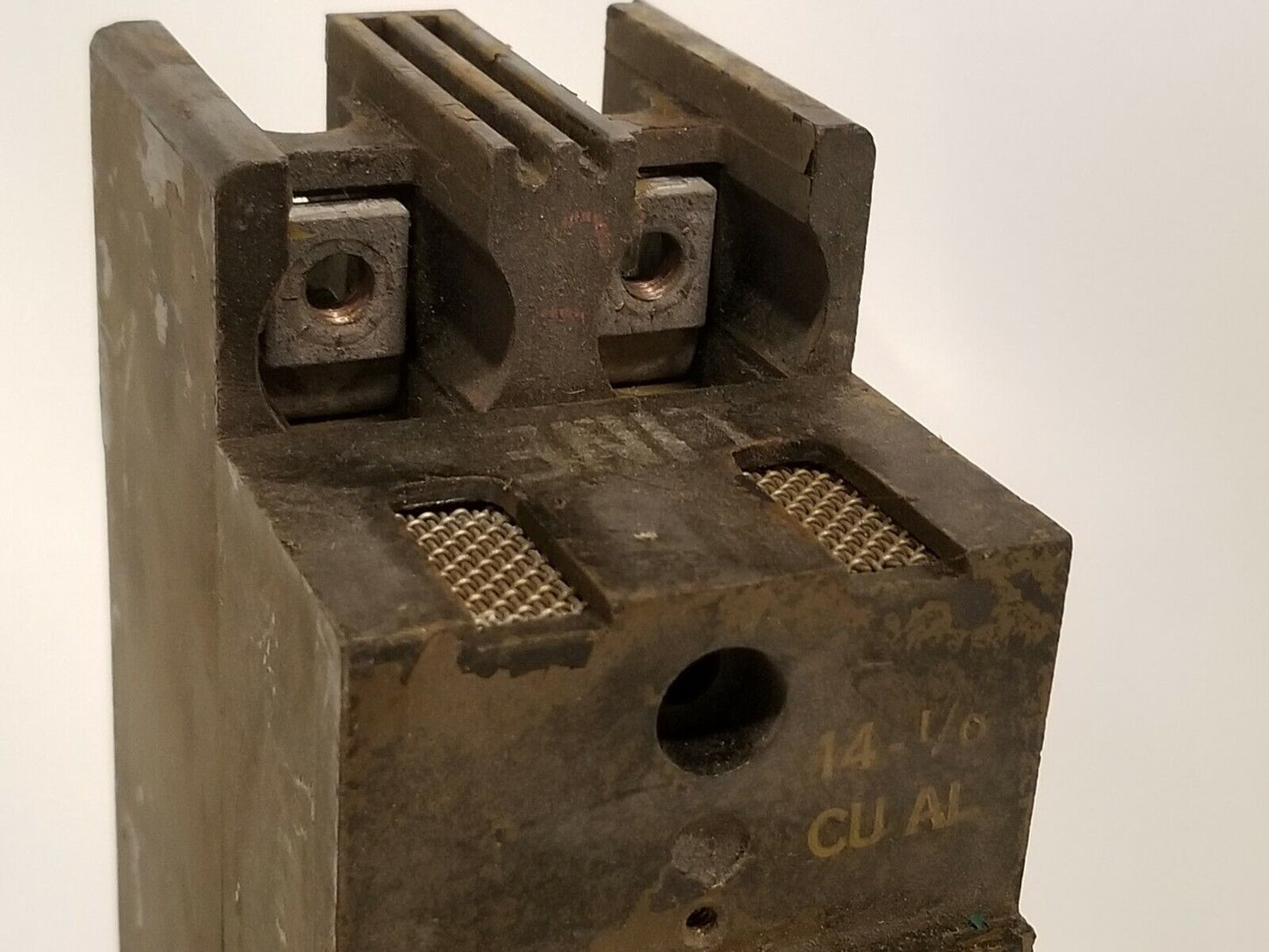 Westinghouse AB De-ION circuit breaker, 15 amps, 2 poles, 600 VAC, 250 VDC used
