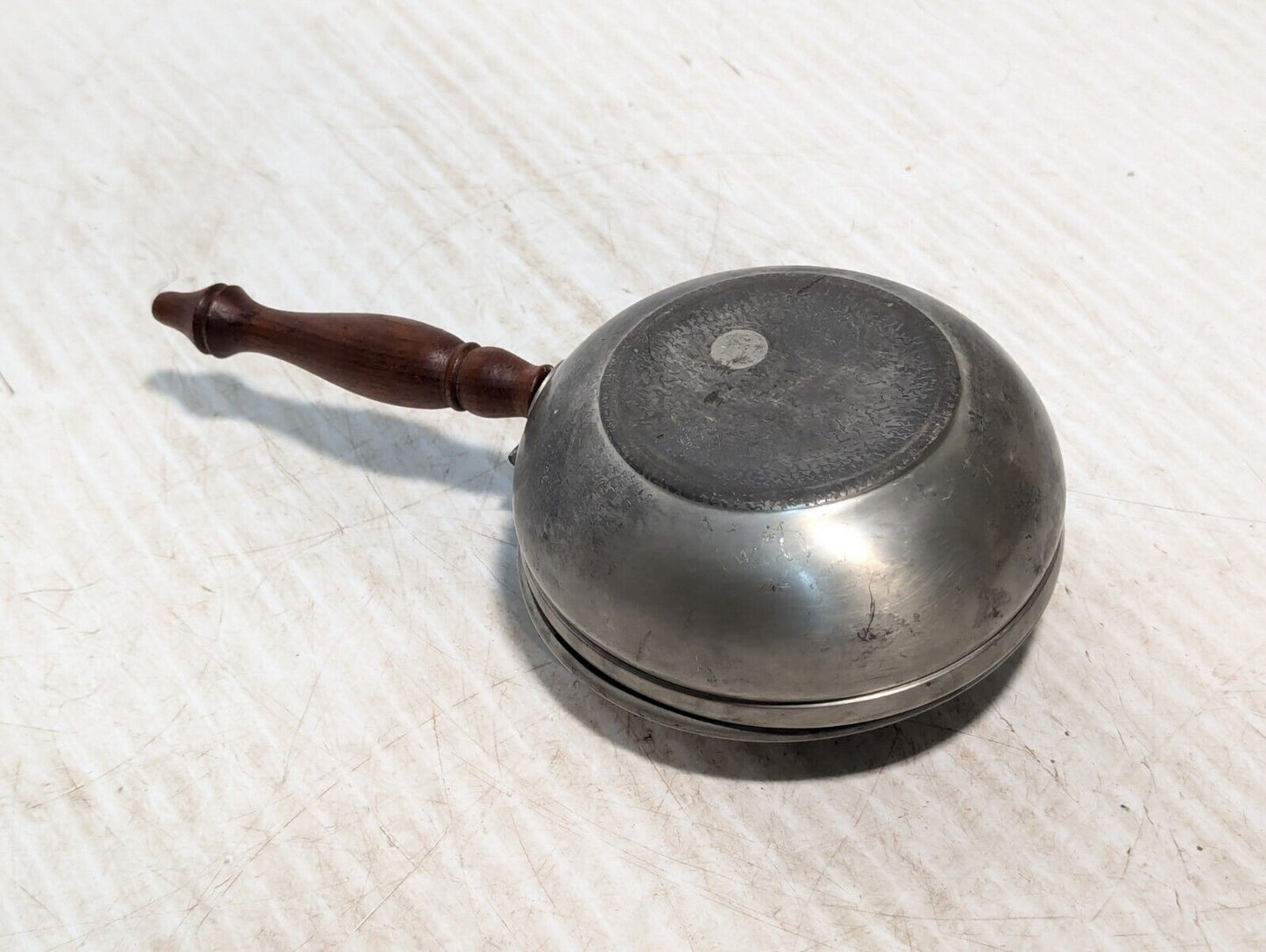 Vintage Silent Butler Crumb Catcher, Wood Handle, Great Condition - Free Ship