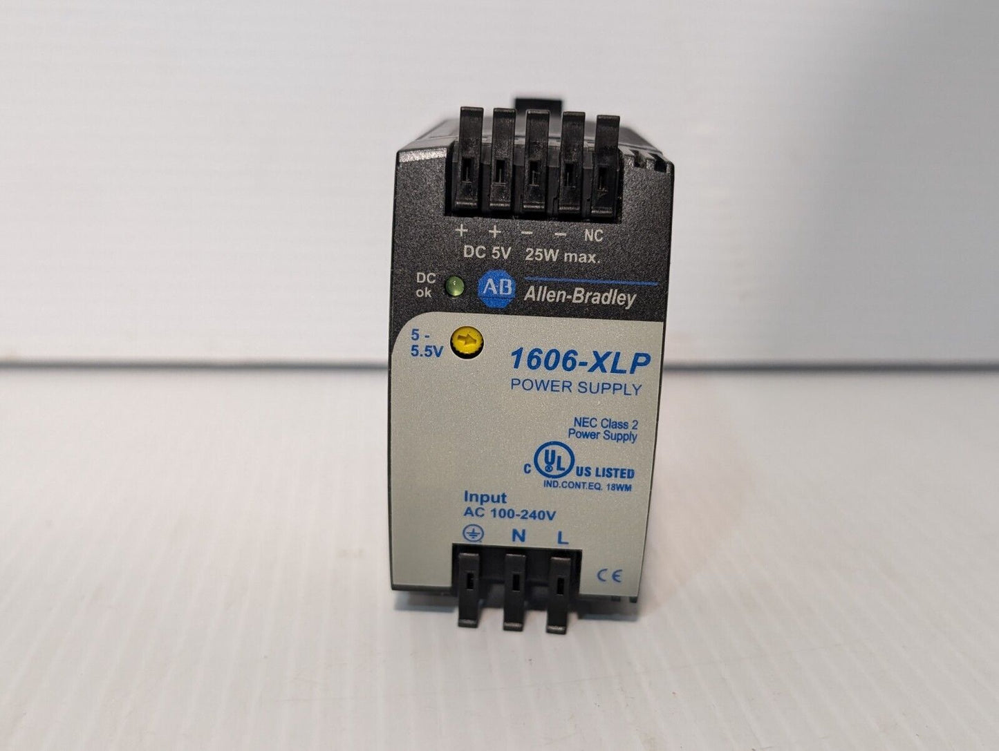 Allen Bradley 1606-XLP25A Power Supply, 25W, 100-240VAC - Free Shipping