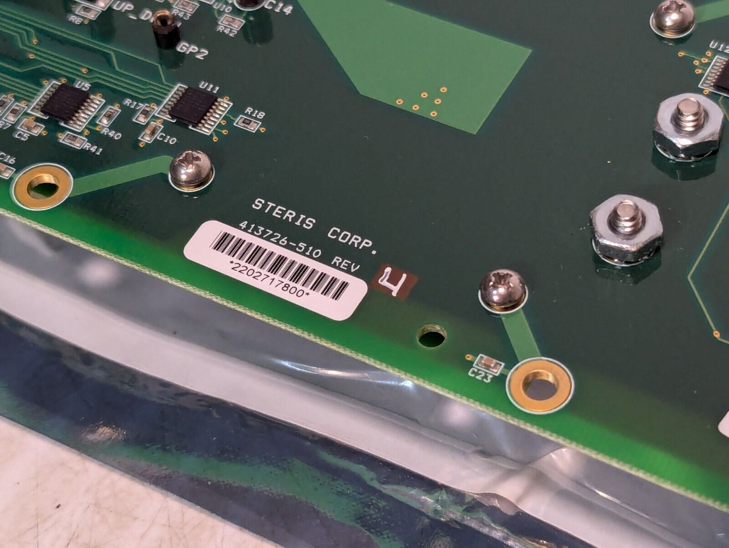 Steris Control & Display Brd Assy Dual 413726-599 Rev 9 - Free Shipping