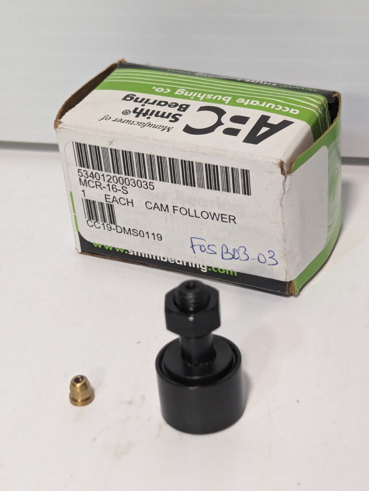 ABC Smith Bearing MCR-16-S Cam Follower - Free Shipping