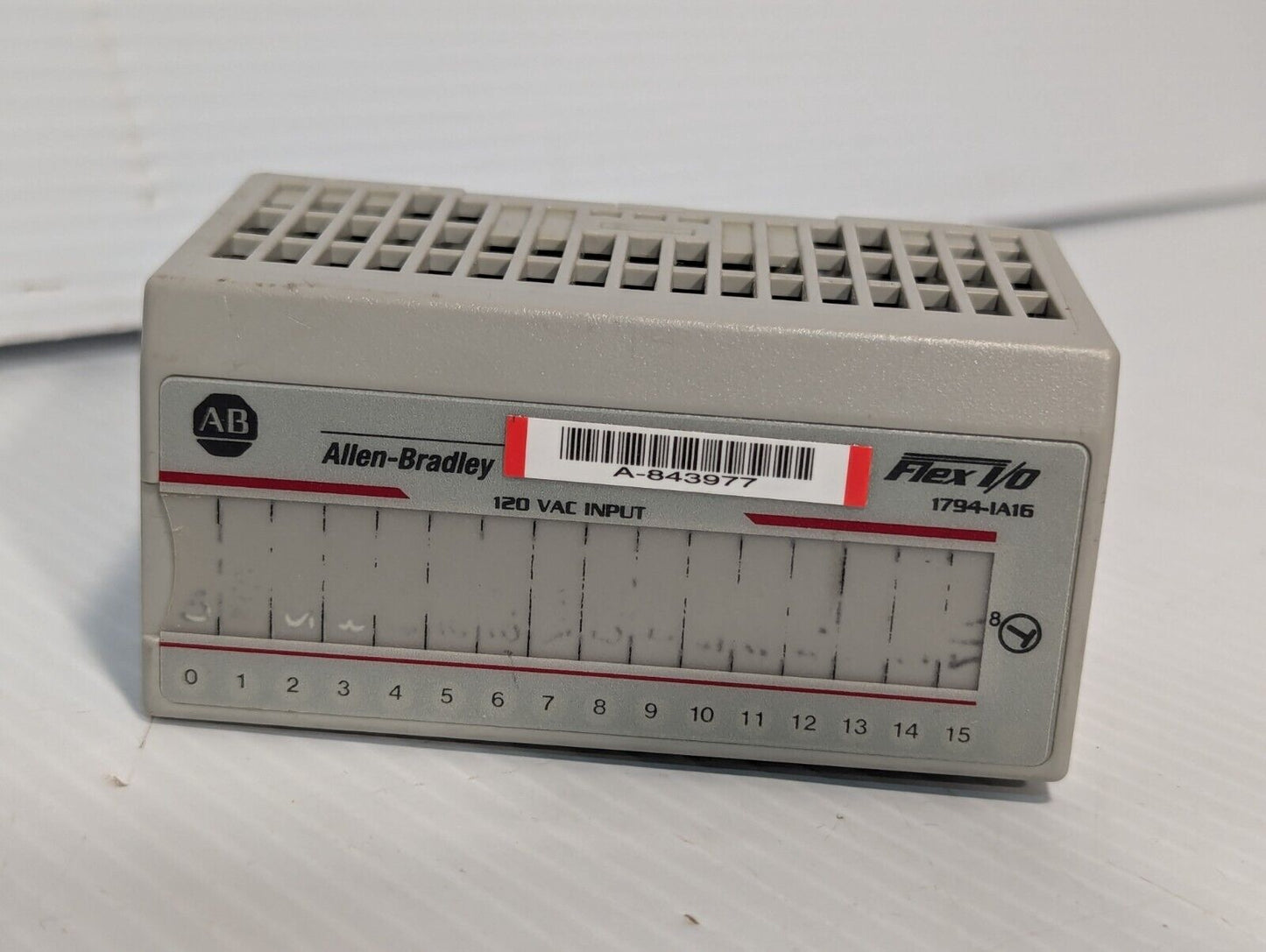 Allen Bradley 1794-IA16 SER A Flex I/O 120VAC Input Module 1794IA16 - Free Ship